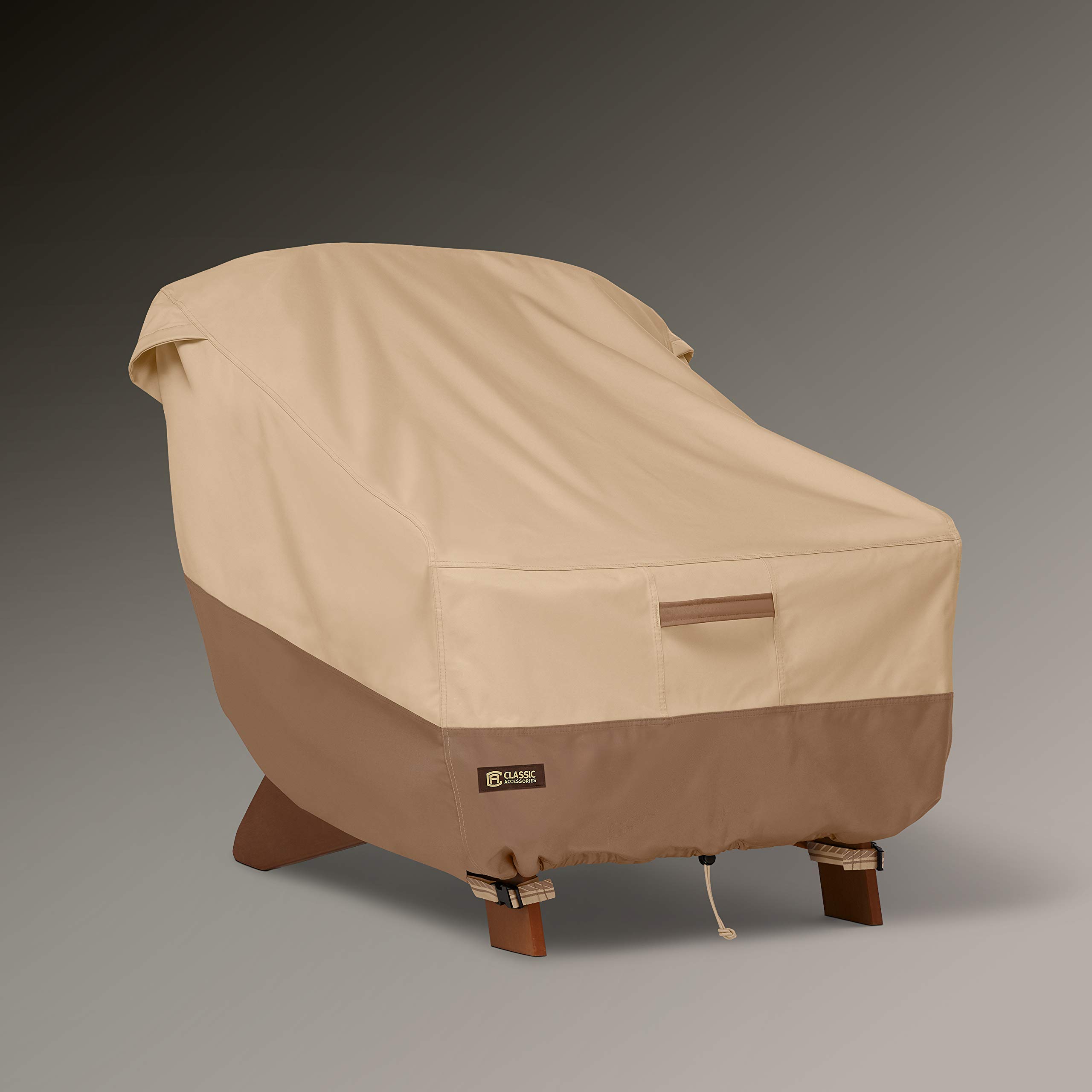 Classic Accessories Veranda's Best Waterproof Adirondack Patio Chair Cover, 32 x 34 x 36 Inch - Durable Outdoor Furniture Protection for All Seasons