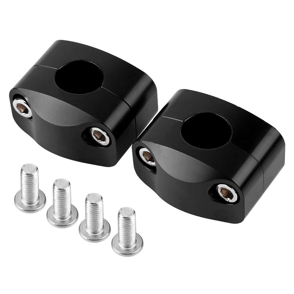 Universal Motorcycle Handlebar Riser Clamps 22mm - 2pcs for Bike Mods & Off-Road Riding