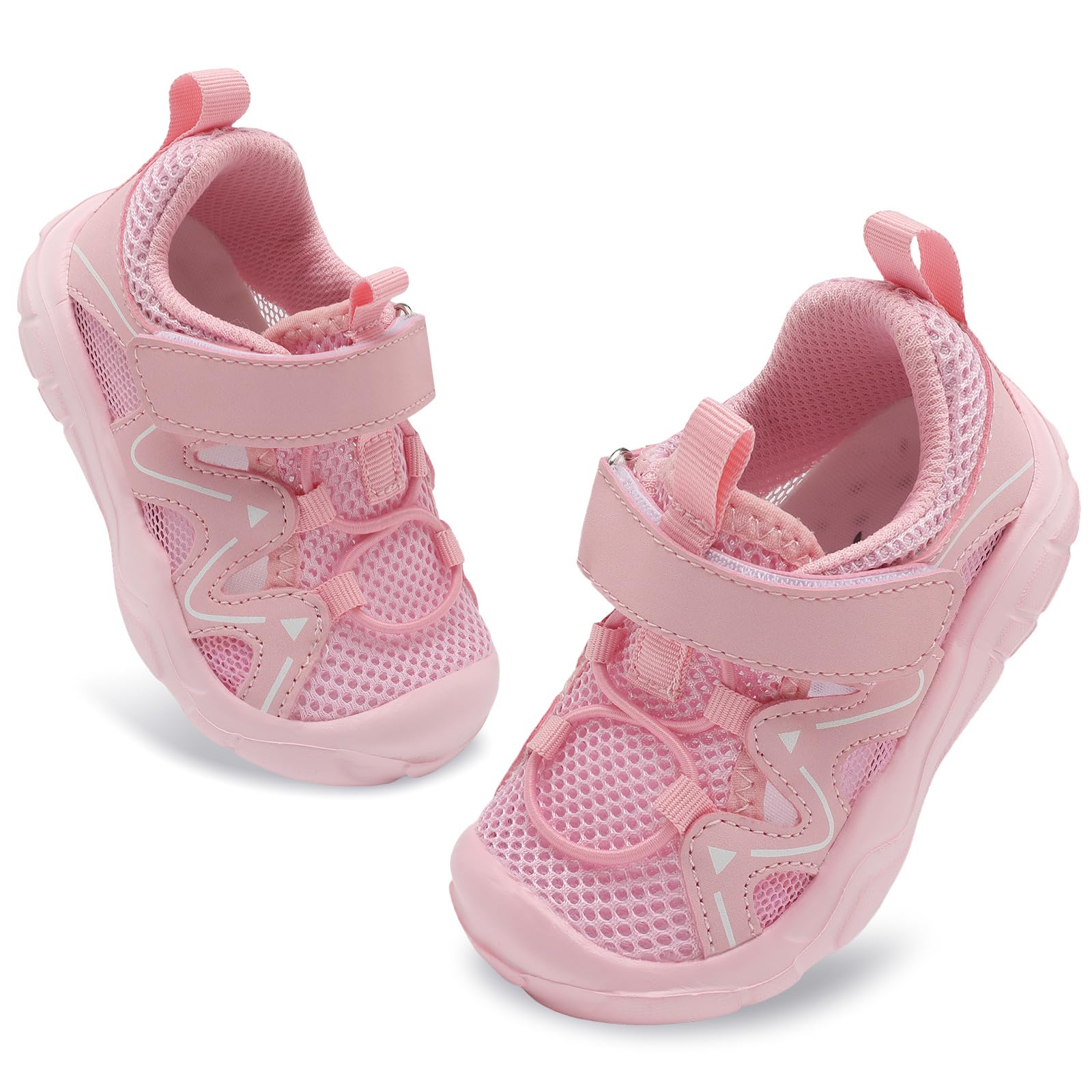 FEETCITY Wide Toddler Slip-On Sneakers for Boys & Girls - Breathable Lightweight Walking Shoes for Kids - Perfect for Playground, School & Daily Activities