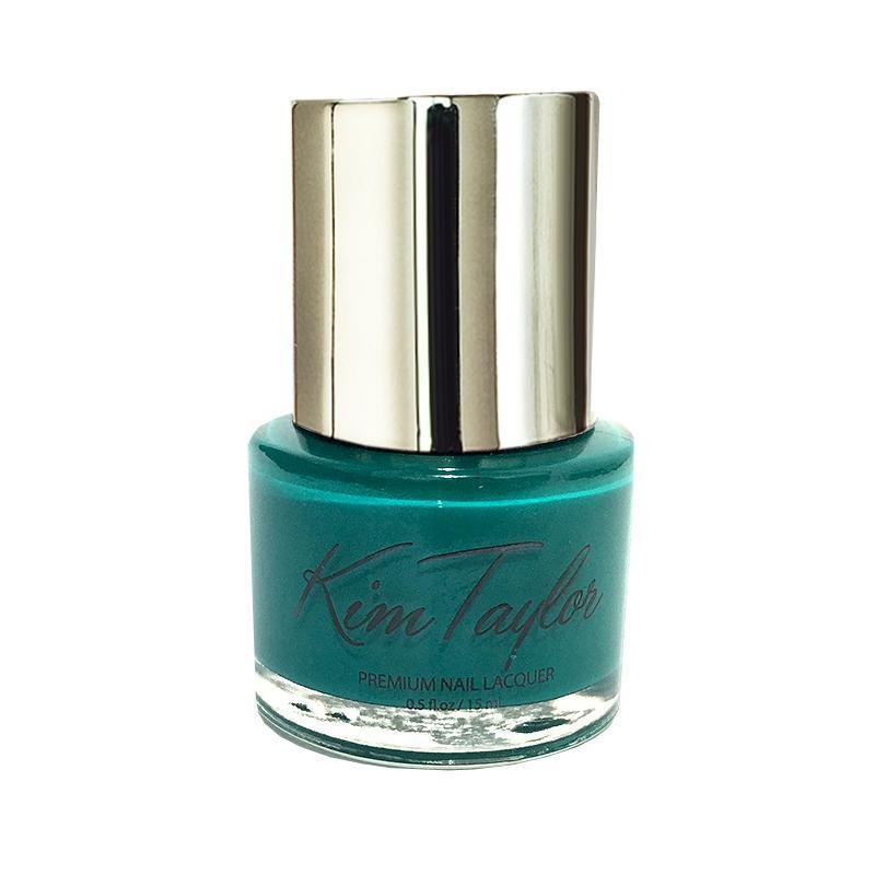 Kim Taylor Amazone Green Nail Polish - Long Lasting Vegan & Cruelty-Free Nail Enamel for Salon-Quality Manicures at Home | Perfect for Parties, Weddings & Everyday Wear