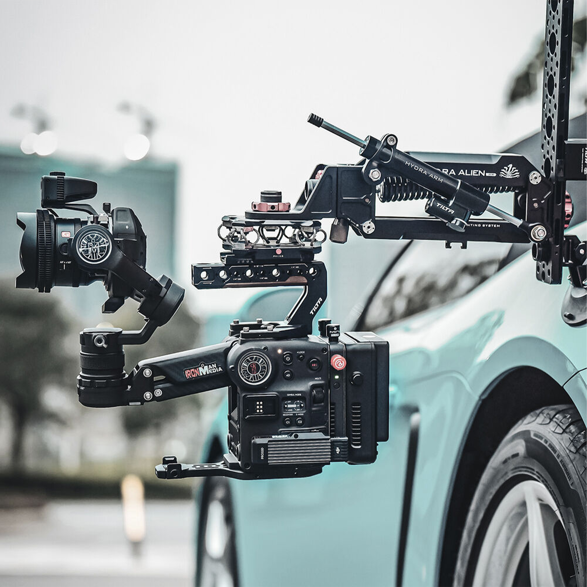 Tilta Aluminum Top Handle for DJI Ronin 4D Camera Rig - Professional Stabilizer Grip for Filmmaking & Cinematic Videography