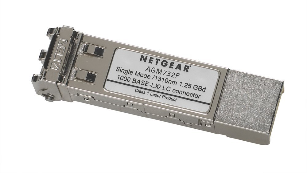 NETGEAR AGM732F 1000BASE-LX SFP Fiber Optic Transceiver Module - High-Speed Gigabit Ethernet for Data Centers, Enterprise Networks & Telecom Applications