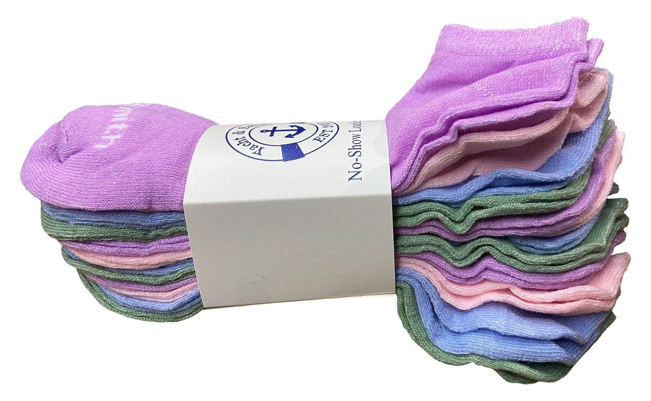 Yacht & Smith Bulk Patterned Funky Ankle Socks - Low Cut Footie Socks with Colorful Stripes & Unique Designs - Wholesale Pack (Perfect for Casual Wear, Sports & Gift Sets)