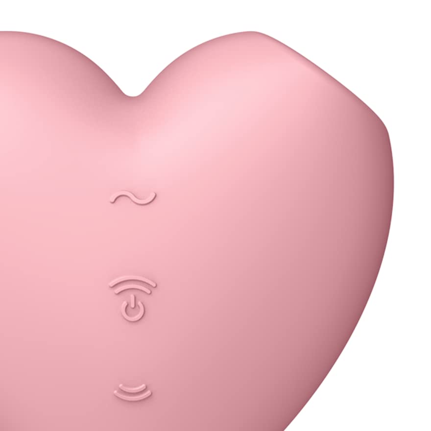 Satisfyer Cutie Heart Vibrator - Powerful Clitoral Stimulation Sex Toy for Women | Rechargeable Adult Pleasure Device | Female Wellness & Intimate Massager | Perfect for Solo Play & Couples Foreplay
