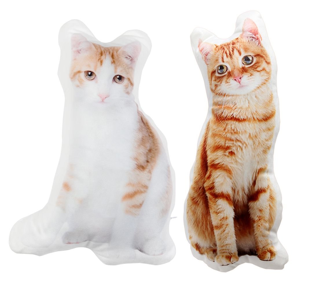 Custom Photo Pet Pillow - Personalized Cat Portrait Cushion for Home Decor
