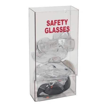 Protective Eyewear Dispenser, Clear PETG Wall Mounted - Ideal for Schools, Hospitals & Workplaces