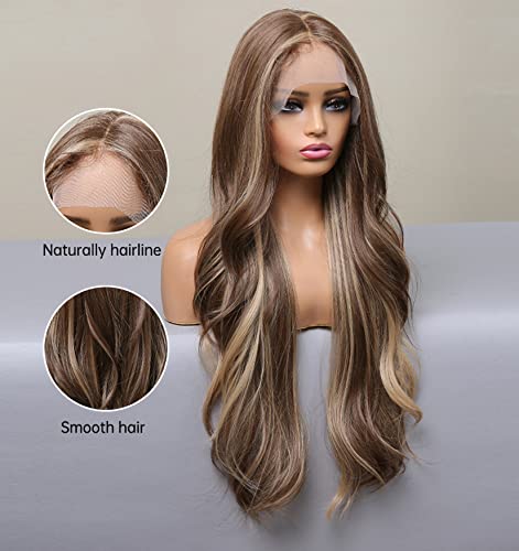 Platinum Blonde Ombre Lace Front Wig - Natural Looking Human Hair Wig for Women | Perfect for Cosplay, Parties & Daily Wear