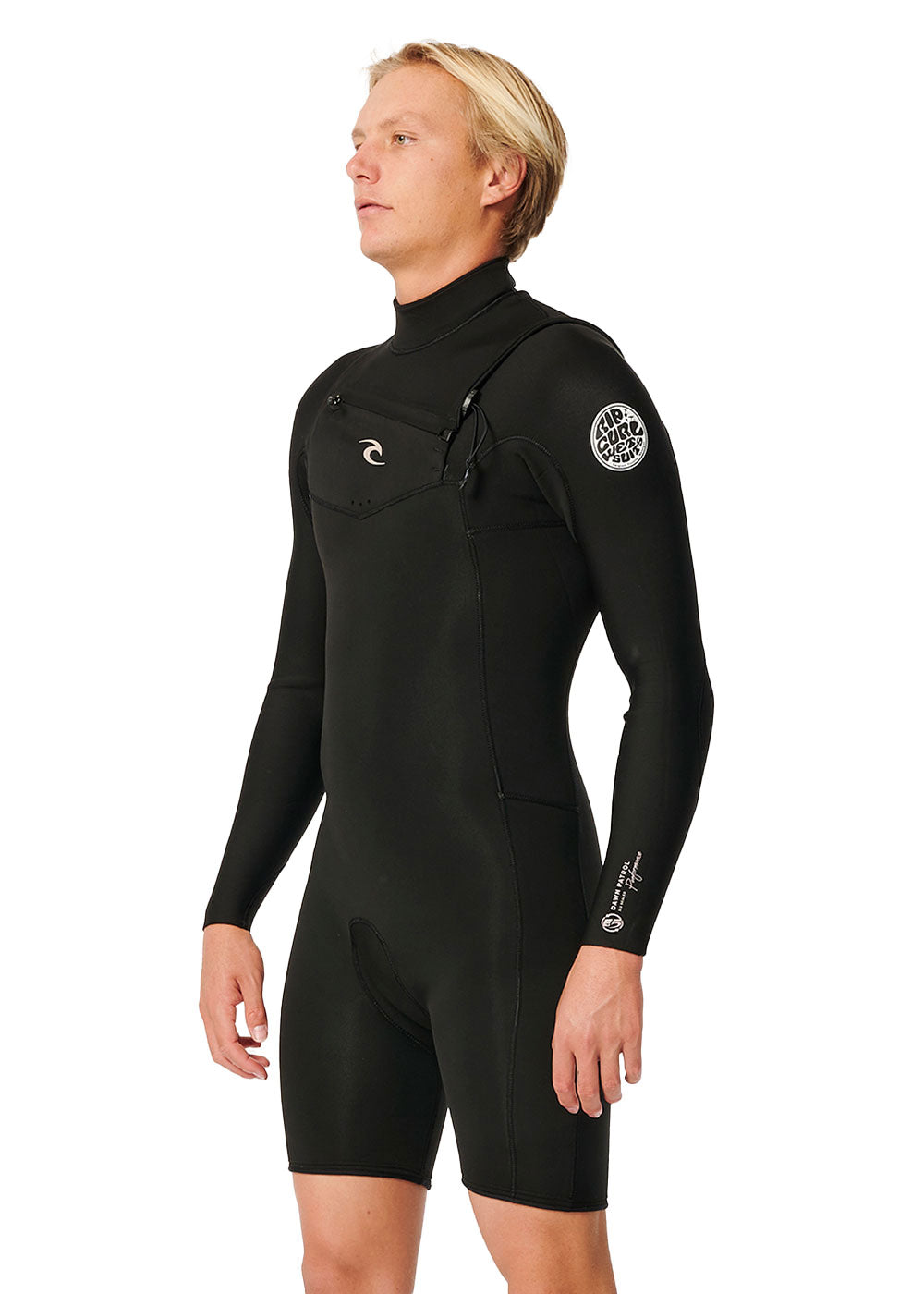 Rip Curl Men's Dawn Patrol Yulex 2mm GBS Chest Zip Long Sleeve Spring Wetsuit - Perfect for Surfing, Diving & Water Sports in Cool Conditions