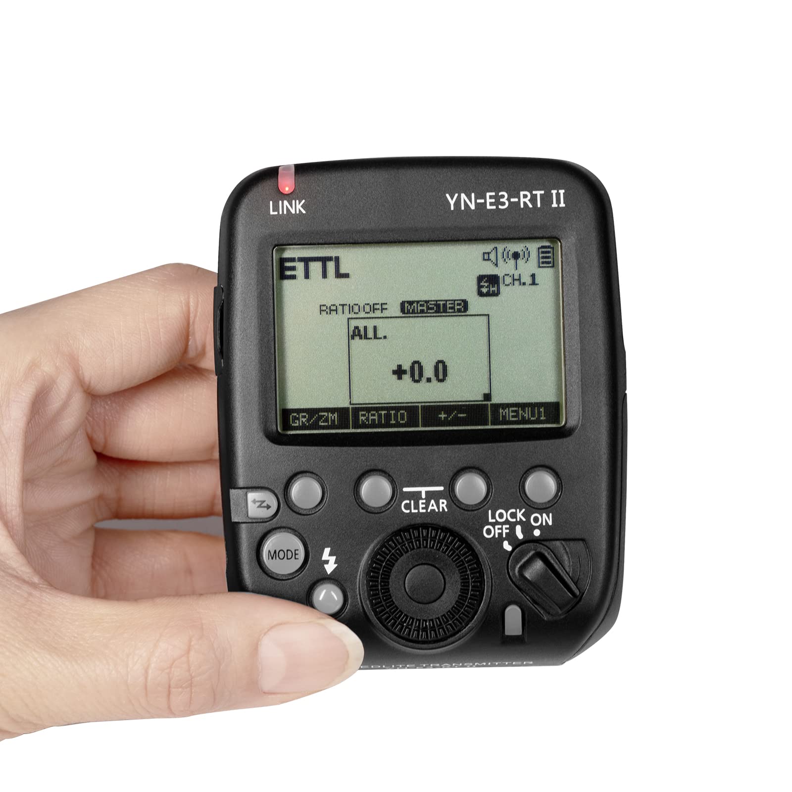 YONGNUO YN-E3-RT II Wireless Flash Trigger & TTL Transmitter for Canon Speedlites - Compatible with ST-E3-RT, 600EX-RT(II), YN968EX-RT, YN600EX-RT(II), YN686EX-RT | Perfect for Studio Photography & Outdoor Flash Shooting
