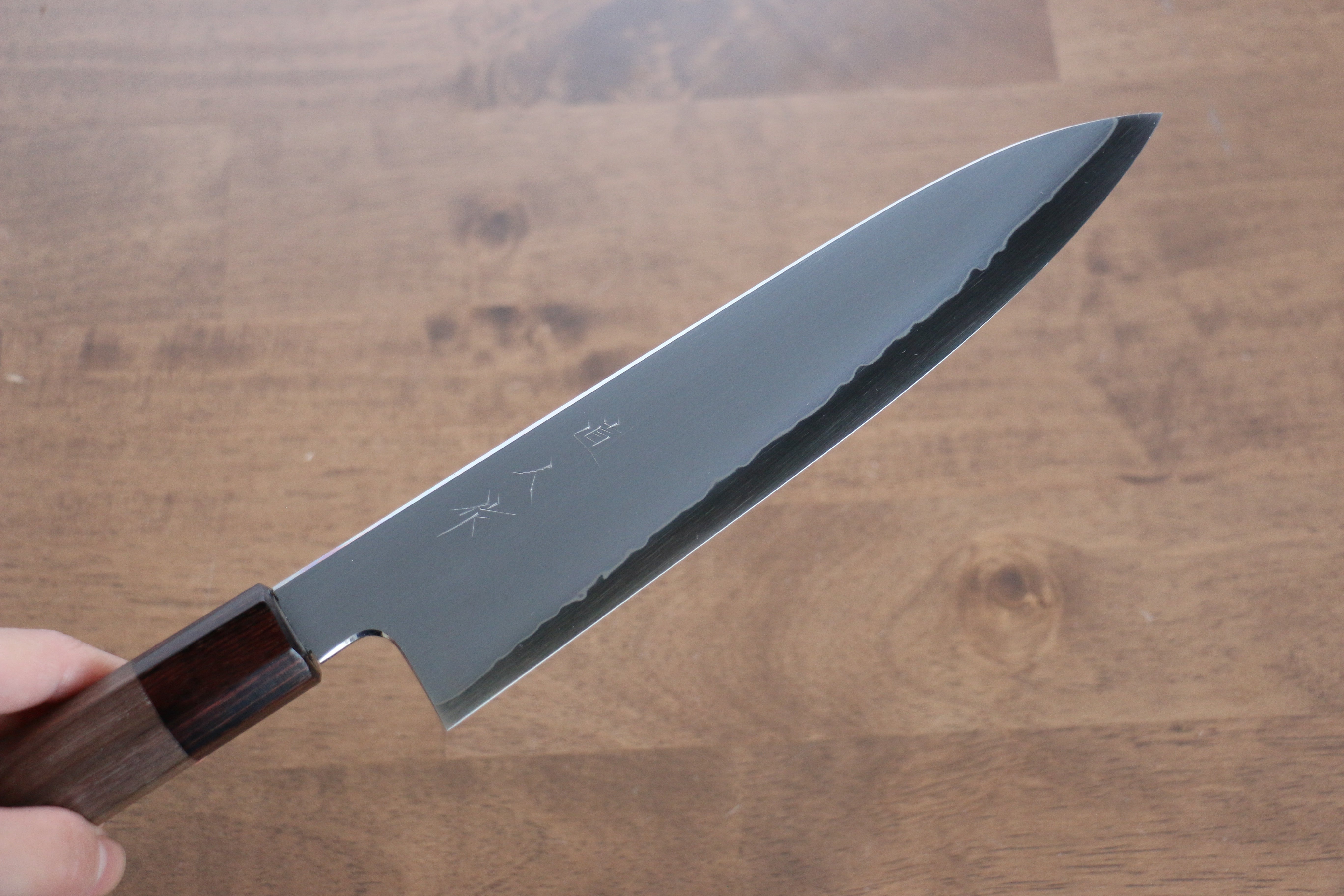 Premium SG2 Gyuto 210mm Japanese Chef Knife with Walnut Handle - Perfect for Slicing, Dicing & Precision Cooking in Professional Kitchens & Home Use