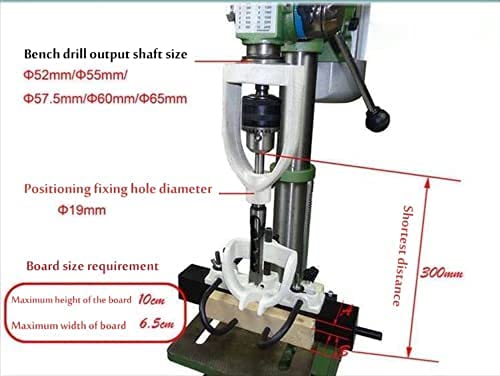 Bench Drill Press Mortising Attachment Kit - 45x35x20cm Mortiser Locator for Woodworking & DIY Projects | Perfect for Cabinet Making, Furniture Building & Precision Drilling