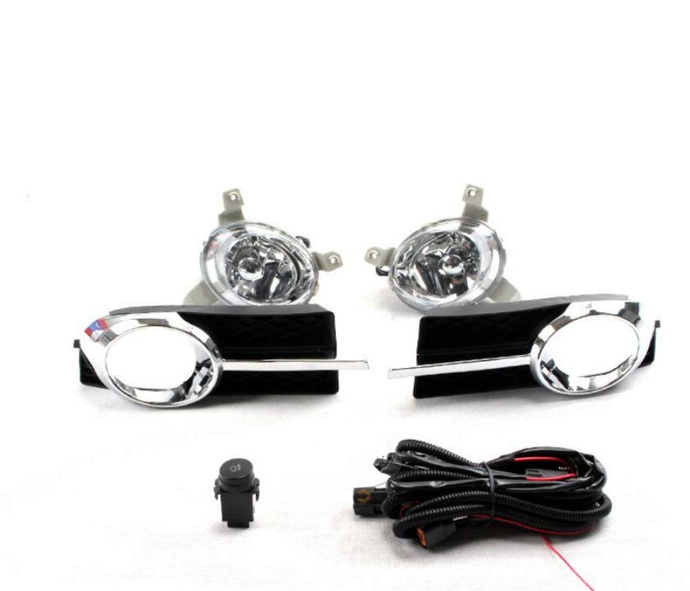 2006-2008 Chevrolet Aveo Sedan Fog Lights Kit - Front Bumper Driving Lamps Assembly for Improved Visibility in Rain & Fog (Perfect for Night Driving & Low Visibility Conditions)