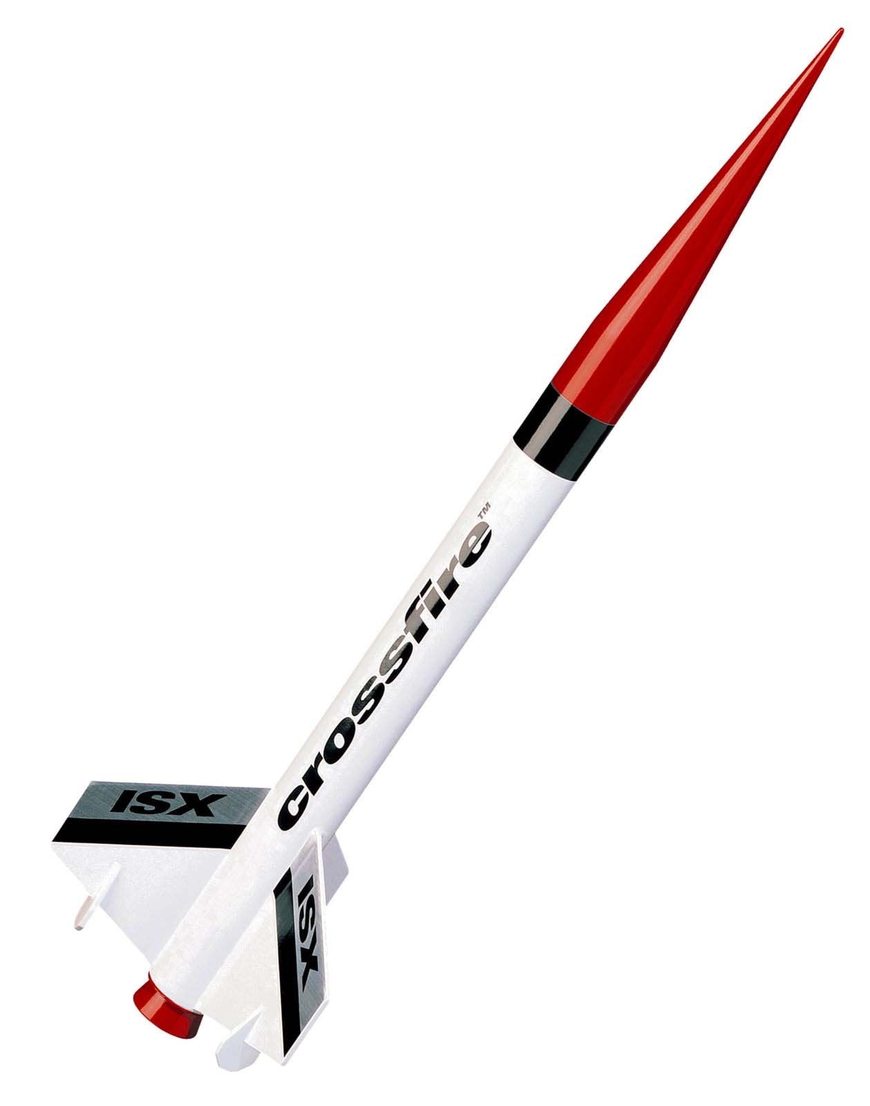 Estes Crossfire ISX Model Rocket Kit - High Performance DIY Rocket for Beginners & Hobbyists - Perfect for STEM Education, Backyard Launches & Outdoor Fun
