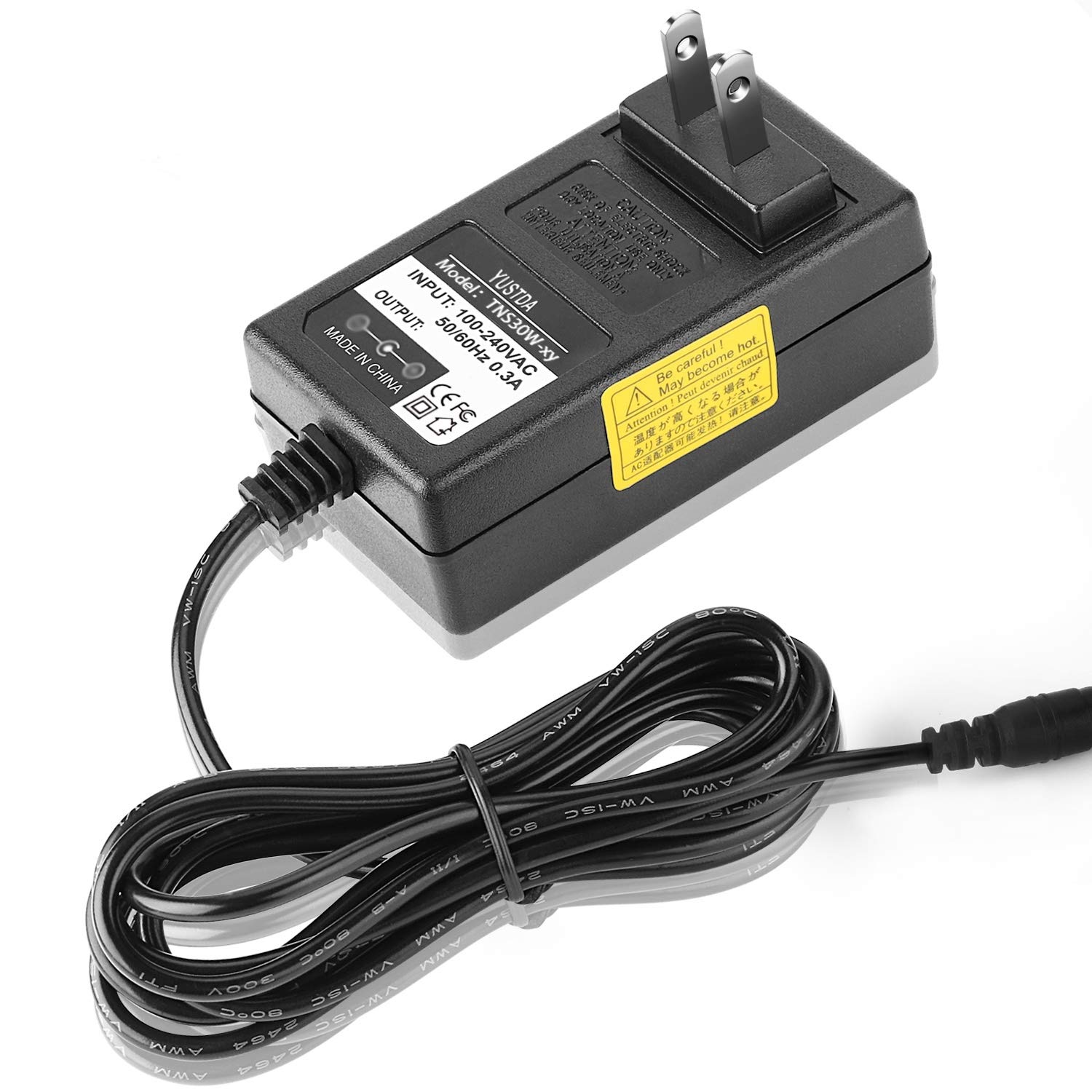 AC/DC Power Adapter for Tascam PS-P1220E - Compatible with Dante Compact Processor Series, 102i/208i MIDI Interface, SD-20M, VS-R264/265 Recorders & AE/MM/ML Series - Perfect for Studio Recording & Live Sound Equipment