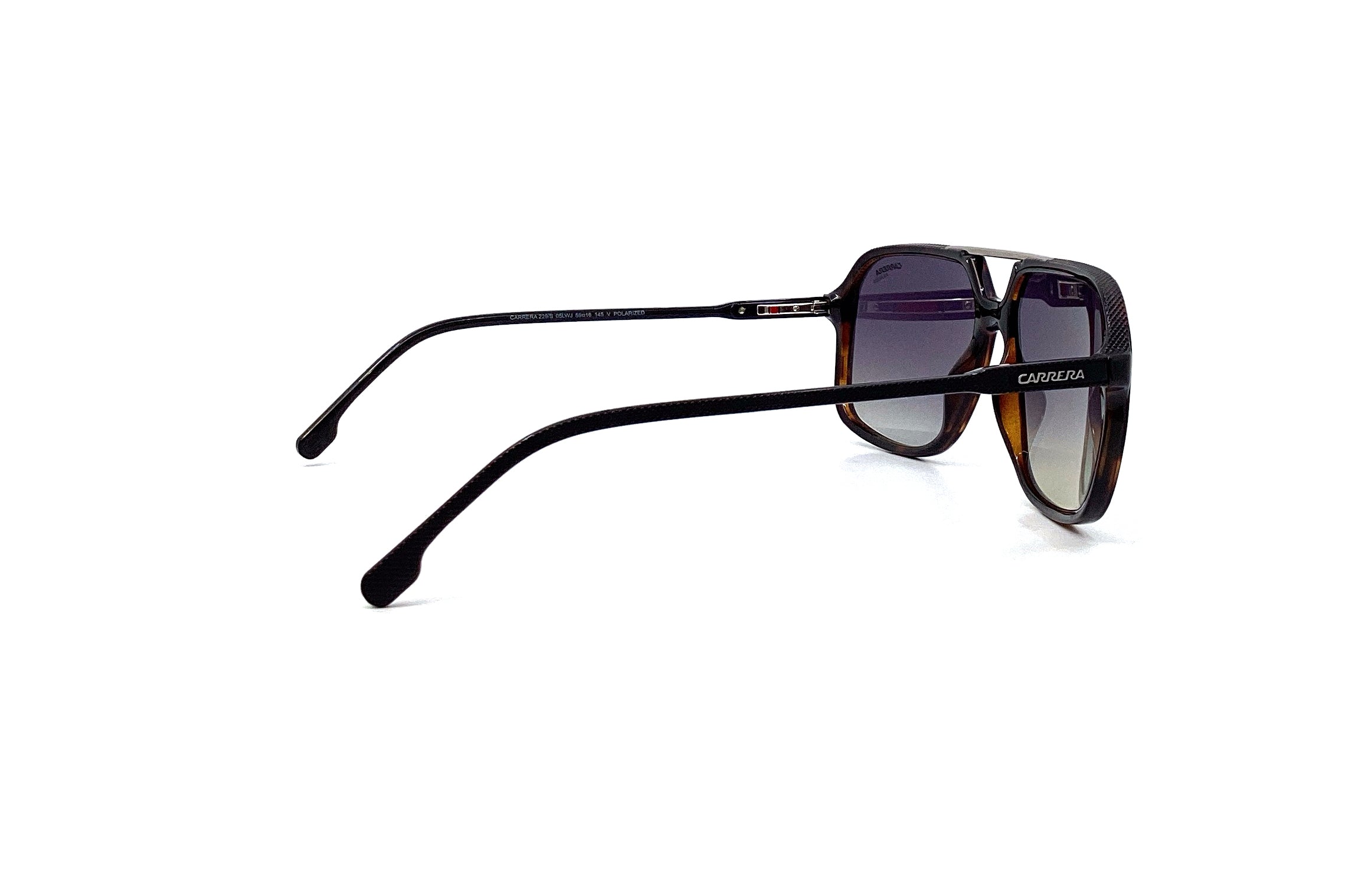 Carrera 229/S Havana Sunglasses - Polarized UV Protection Aviator Style for Men & Women - Perfect for Driving, Beach, and Outdoor Activities