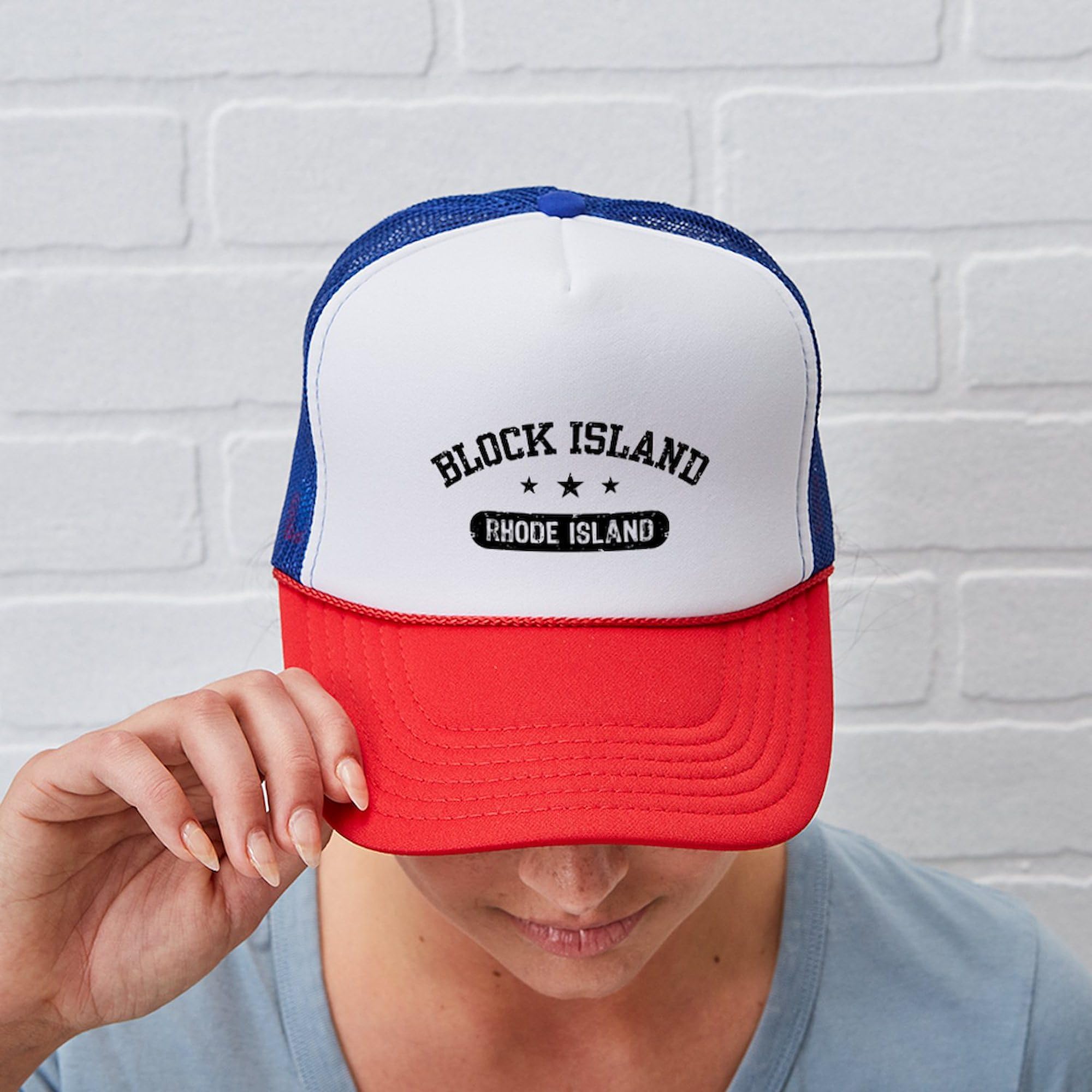 Block Island Adjustable Snapback Trucker Hat for Men & Women - Stylish & Comfortable Baseball Cap for Outdoor Activities, Travel, and Casual Wear