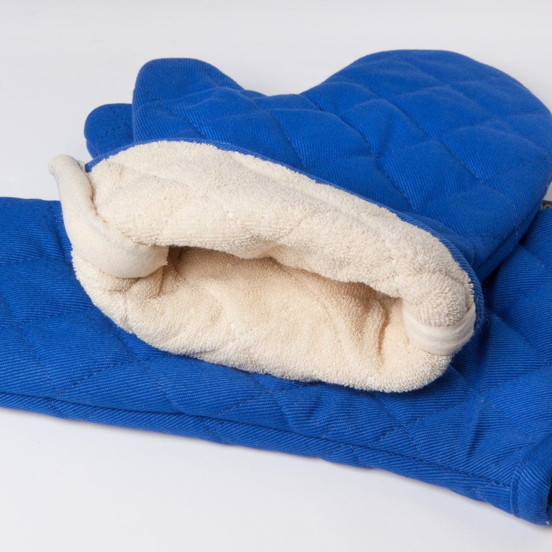 Premium Royal Blue Oven Mitt - Heat Resistant Kitchen Glove for Baking, Cooking & Grilling - Perfect for Home Chefs & Holiday Cooking