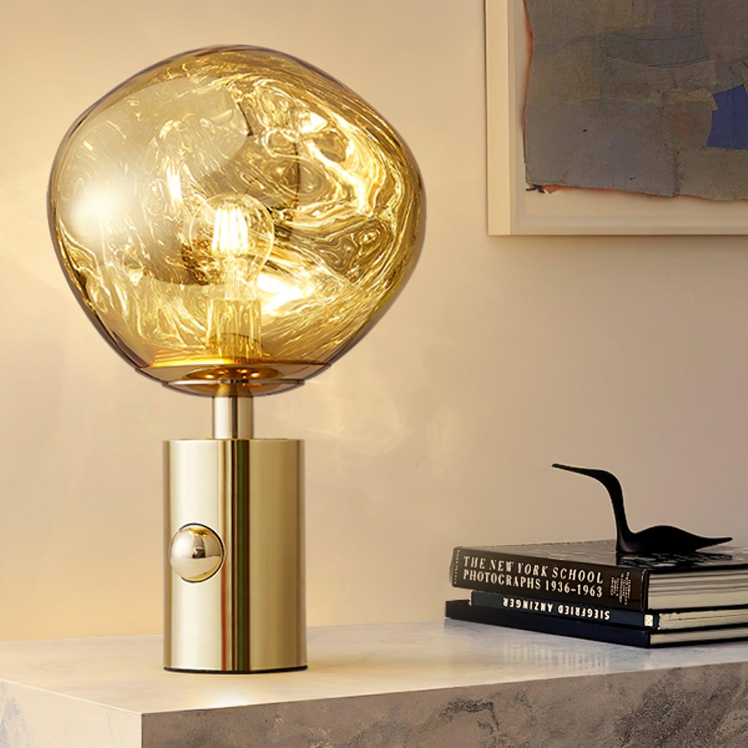 Modern Lava Table Lamp - Decorative LED Night Light for Bedroom, Living Room, or Office - Creates Relaxing Ambiance for Home Decor