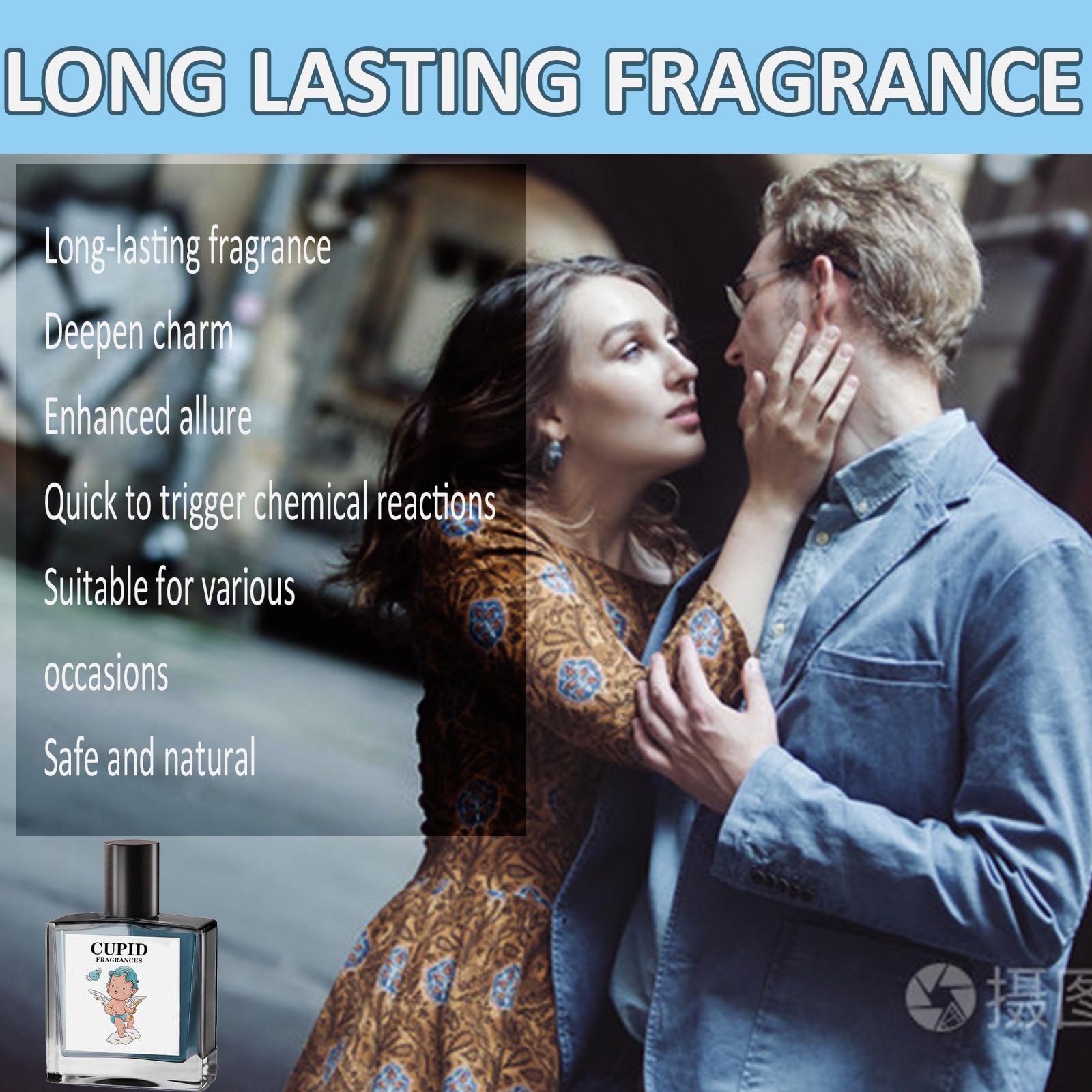 Cupid Hypnosis 2.0 Cologne for Men - Pheromone Attraction Scent, Long-Lasting Fragrance | Perfect for Date Night, Romantic Occasions & Everyday Confidence Boost