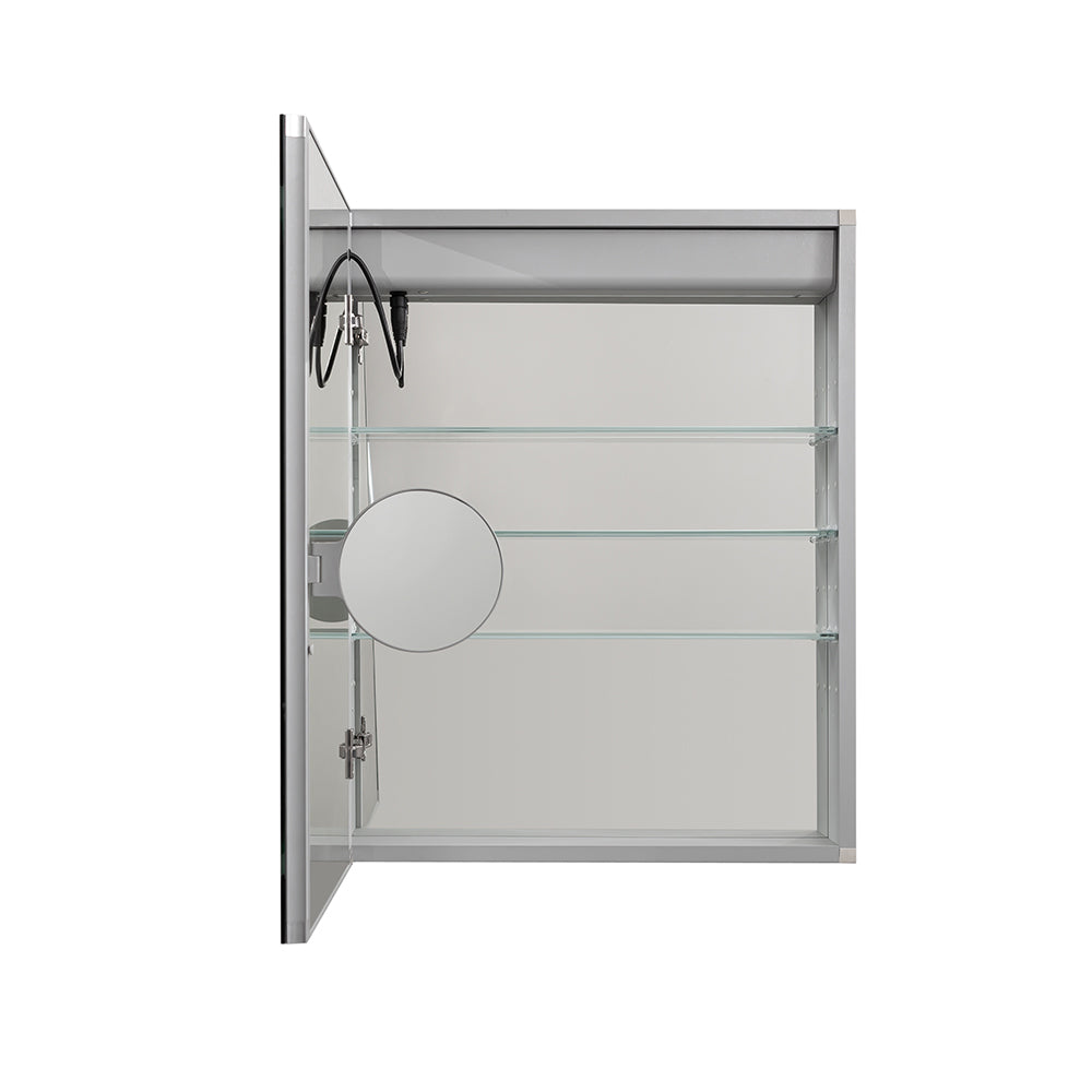 Aquadom Royale Basic Q 24x30 Right or Left Hinge LED Lighted Bathroom Medicine Cabinet - Perfect for Modern Homes & Spa-Like Retreats