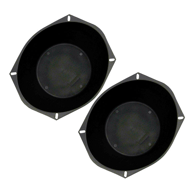 Aerpro 816900 6x9 Inch Black Car Speaker Baffles (Pair) - Waterproof Dustproof Protection for Enhanced Car Audio Sound Quality | Perfect for Jeep, Truck, SUV & Custom Car Audio Installations