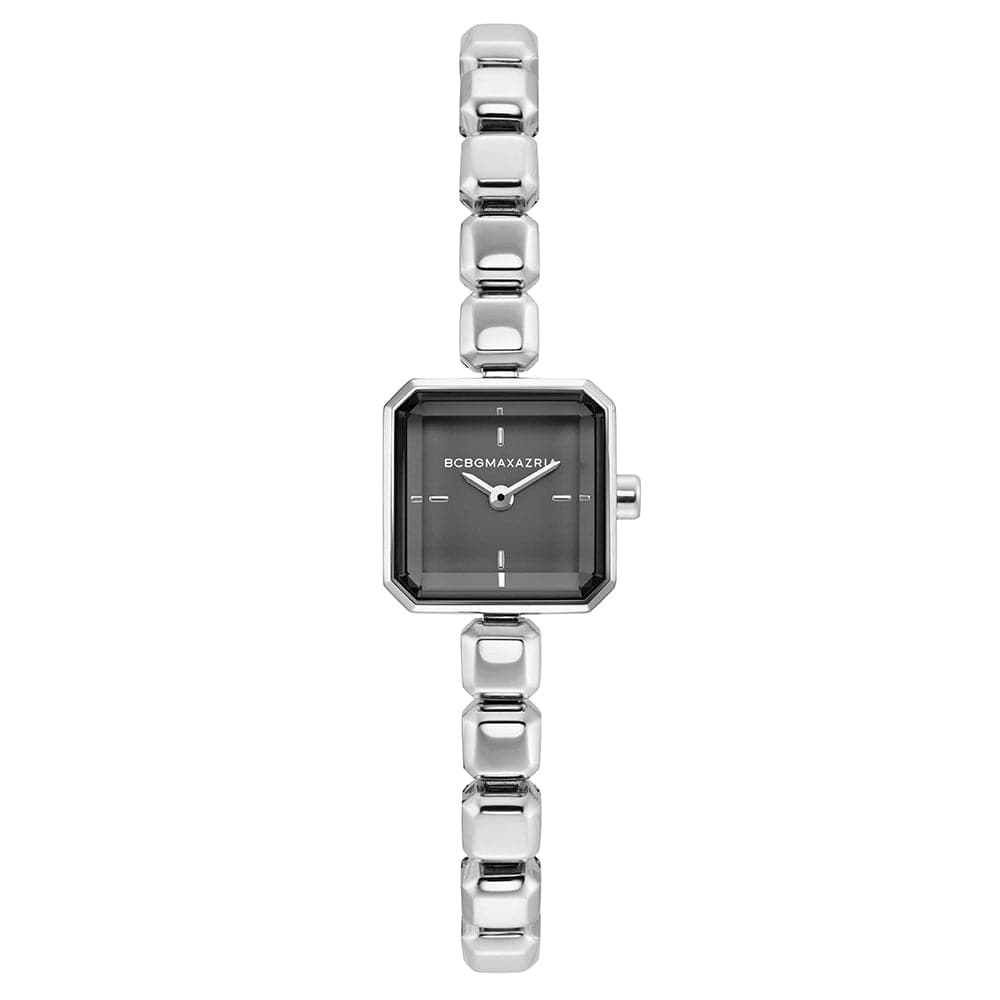 BCBGMAXAZRIA Women's Quartz Silver Stainless Steel Watch BG50677001 - Elegant Timepiece for Office, Party & Everyday Wear