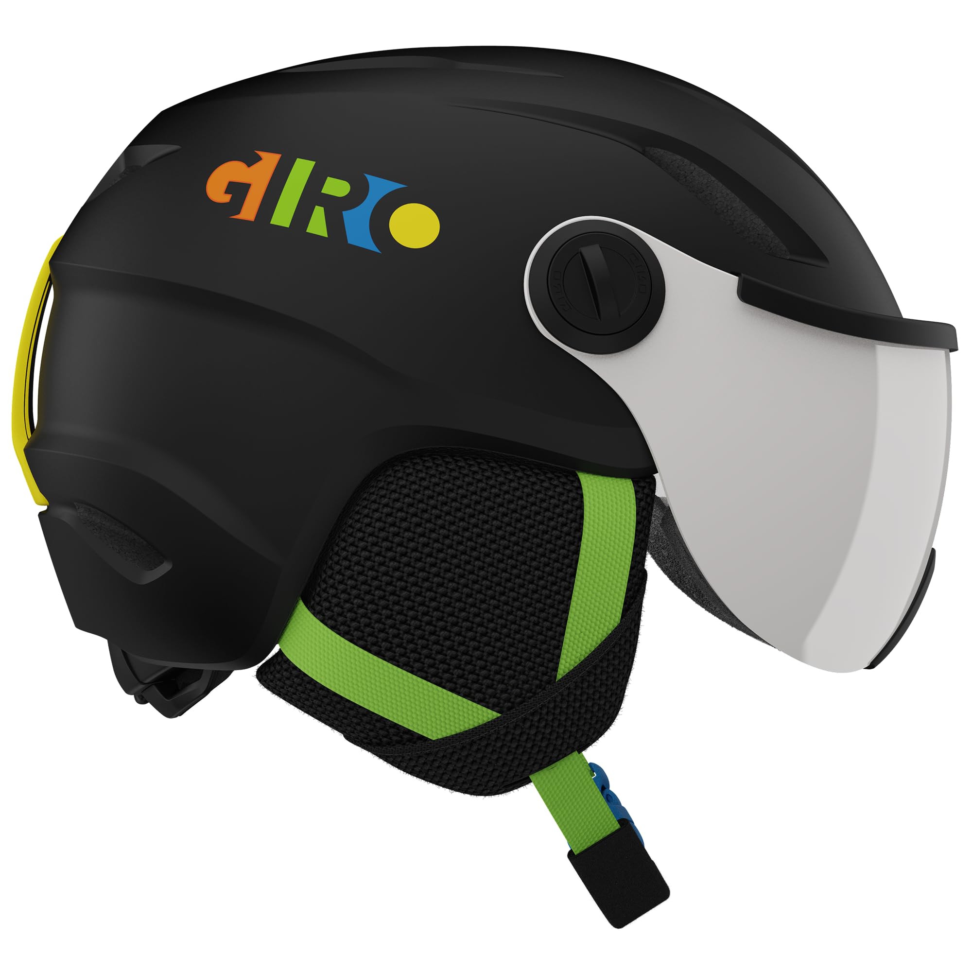 Giro Buzz MIPS Kids Ski Helmet - Youth Snowboard Helmet with Built-in Goggle Shield for Boys & Girls | Winter Sports Safety Gear for Skiing & Snowboarding