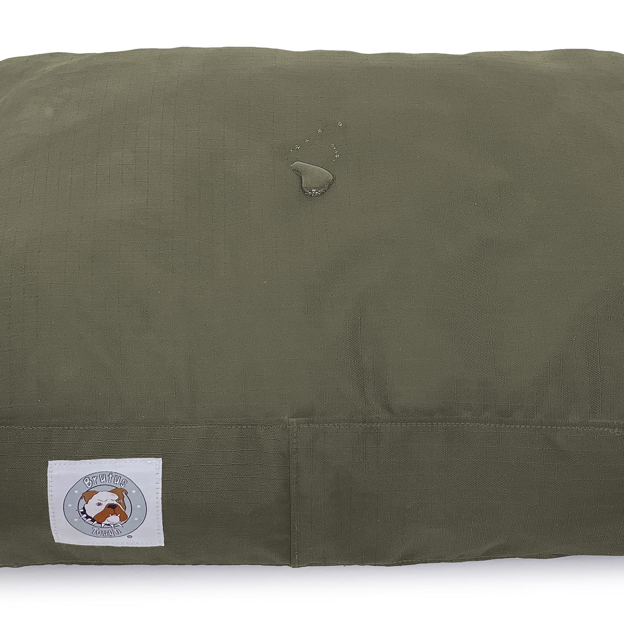 Carolina Pet Olive Brutus Tuff Napper Dog Bed - Durable Orthopedic Pet Bed for Large Dogs - Perfect for Living Room, Bedroom & Kennel Use