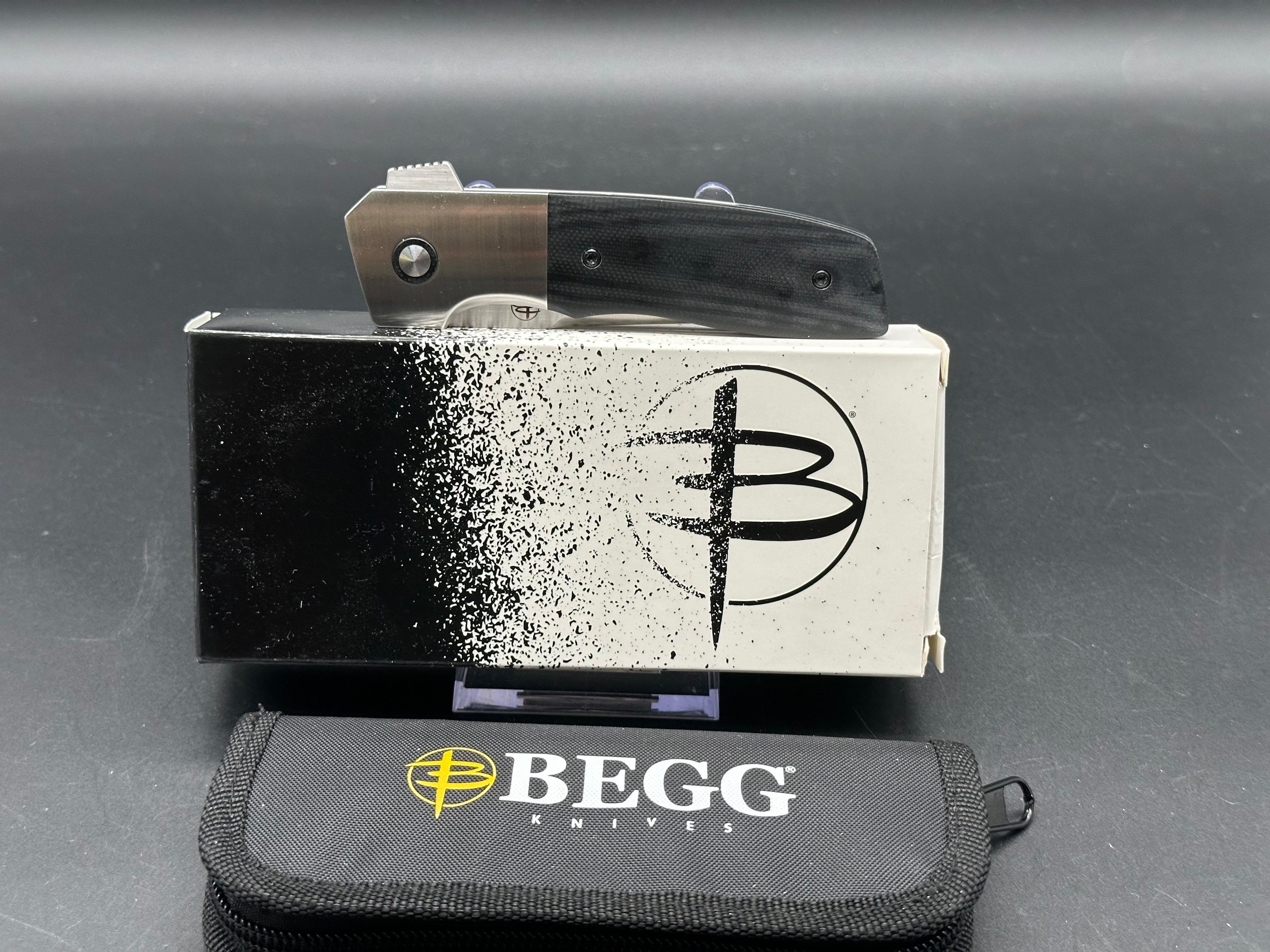 Premium Begg Seishin G10 Handle Folding Knife with VG-10 Stainless Steel Blade - Perfect for Outdoor Camping, Hiking, and Everyday Carry (EDC)