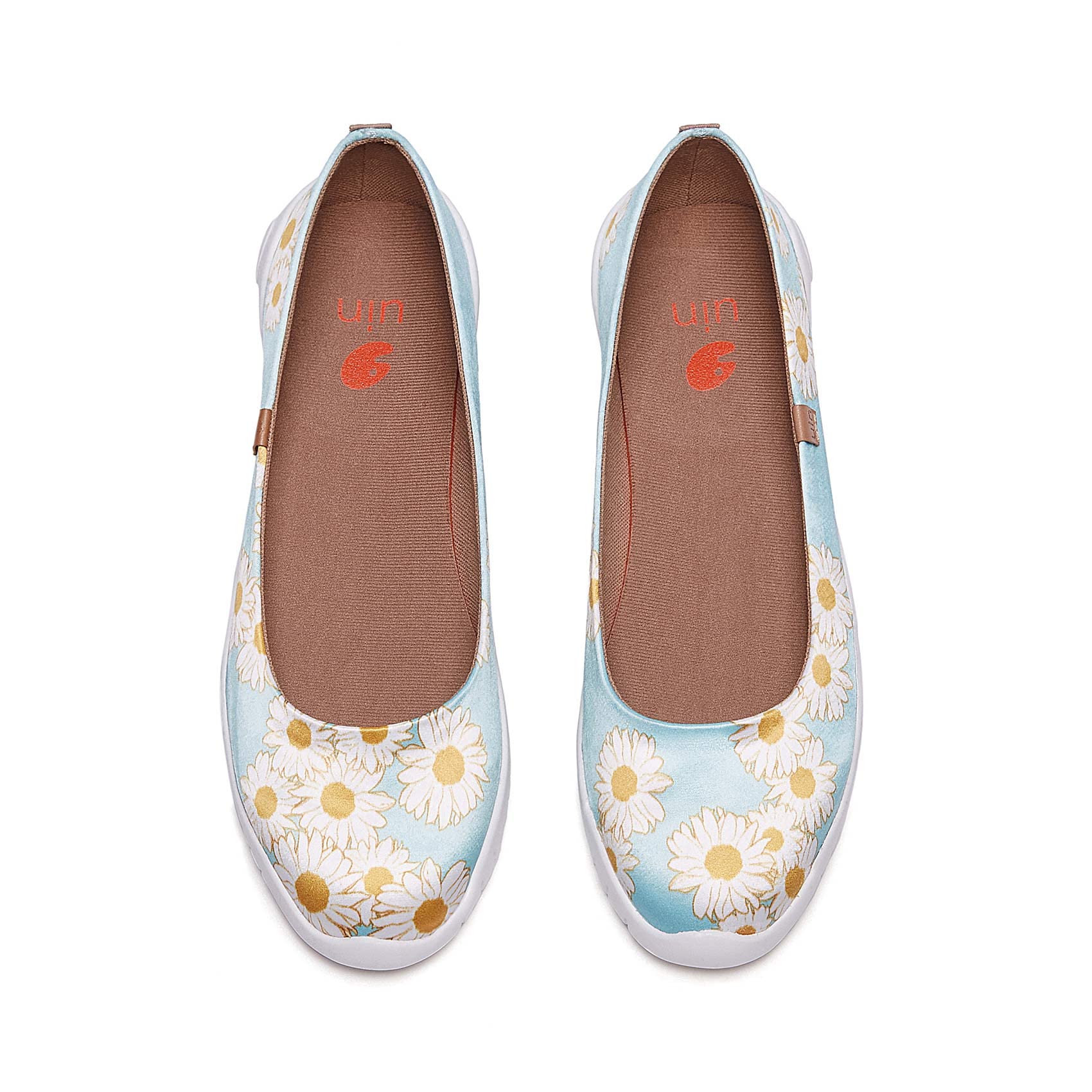 UIN Women's Art Painted Ballet Flats - Pointed Toe Slip On Loafers for Women | Lightweight Comfortable Travel Shoes | Perfect for Casual Outfits, Office Wear & European Vacations