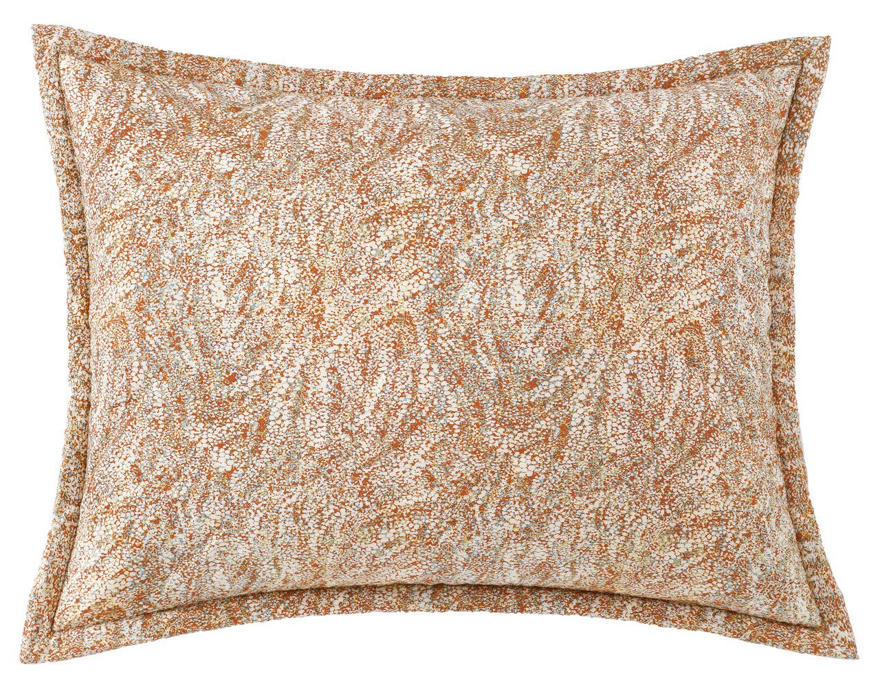 Company C Seurat Quilt Sham - Multi-Color King Size Bed Pillow Cover - Luxury Bedroom Decor for Master & Guest Rooms