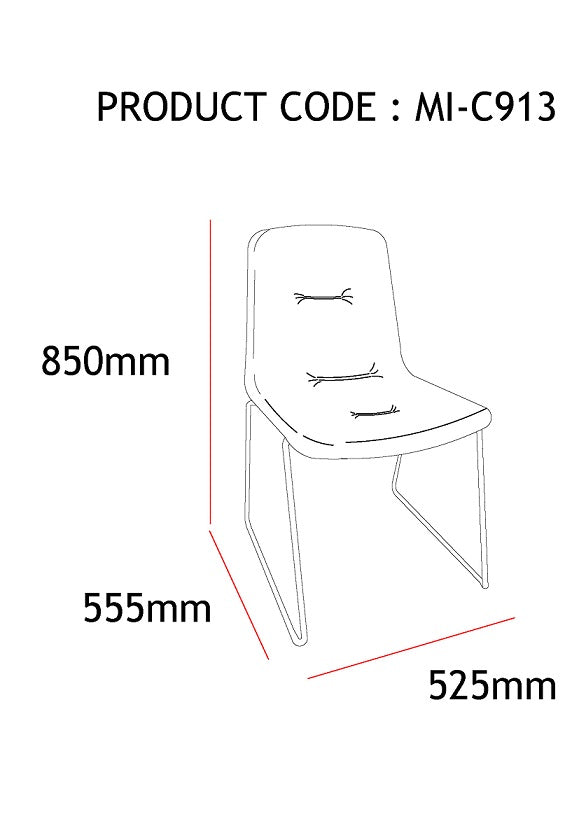 NORVIN Blue Velvet & Black Dining Chair - Modern Upholstered Kitchen Chairs for Dining Room, Restaurant, and Home Decor