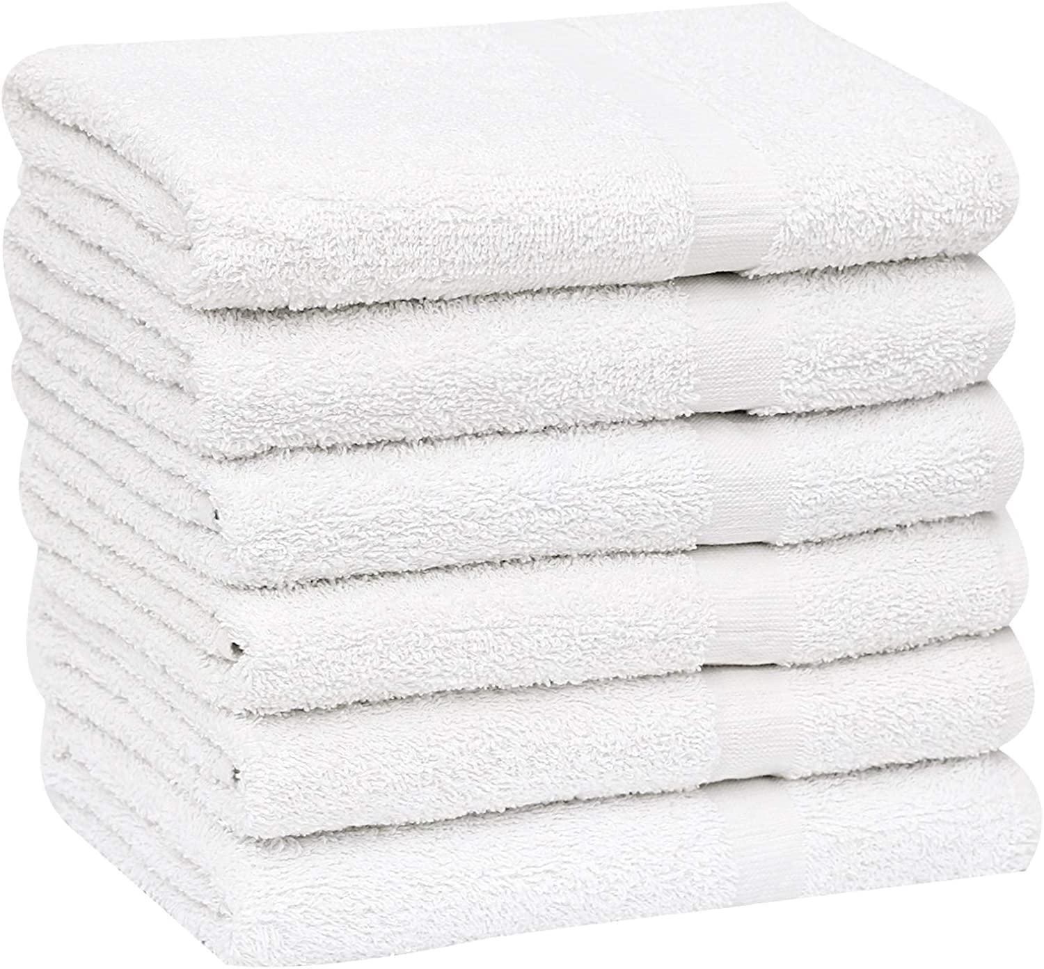 Premium Bulk White Bath Towels 36 Pack (22x44 Inches) - Soft, Lightweight & Quick-Drying Hotel-Grade Towels for Spa, Gym, Guest Bathrooms & Luxury Home Use