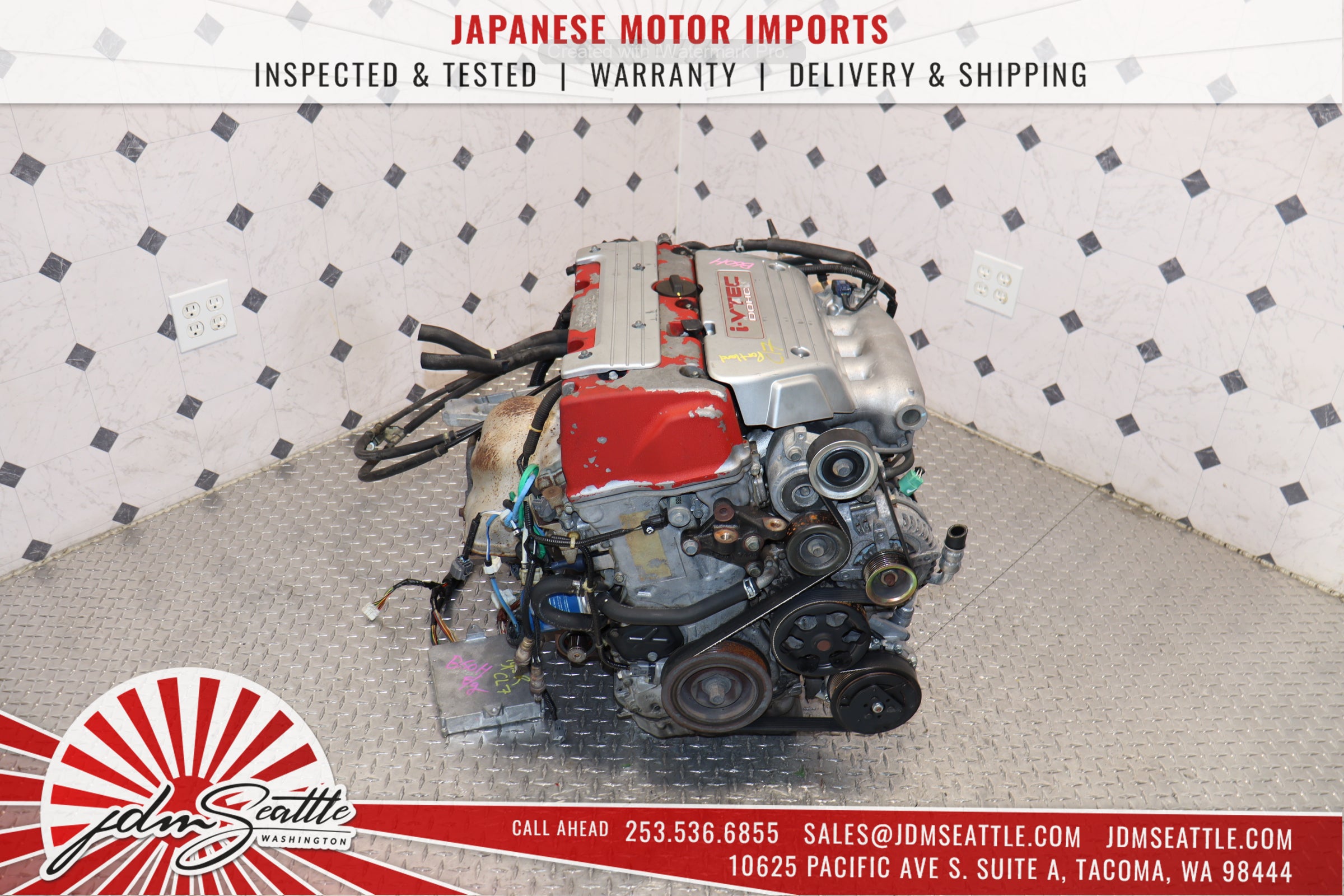 JDM K20A CL7 EURO R iVTEC 2.0L Engine with 6-Speed LSD Manual Transmission - High Performance Swap for Honda Civic, Integra, RSX | Racing & Street Tuning