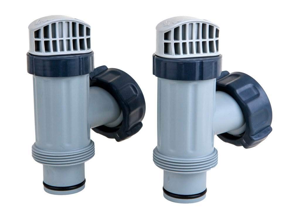 Intex 1500 GPH Above Ground Pool Pump with Plunger Valve Replacement - High Performance Swimming Pool Filter System for Backyard, Inflatable Pools & Spa Maintenance