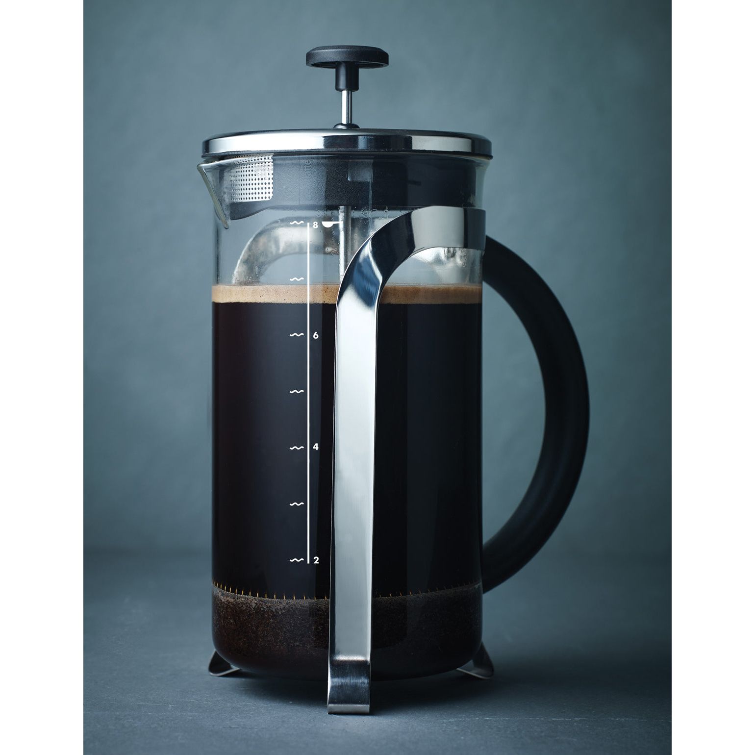 Aerolatte French Press Coffee Maker - 4 Cup Stainless Steel Coffee Press for Rich & Bold Brew - Perfect for Home, Office & Camping Use