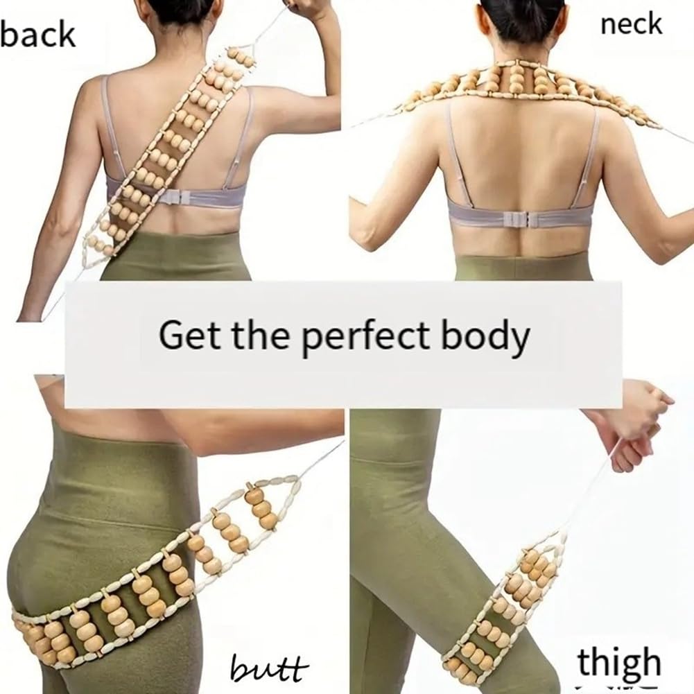 LOLPALONE Corded Back Massager - 47.2 Inch Massage Roller for Back, Neck, Legs & Waist Pain Relief - Perfect for Home, Office & Car Use