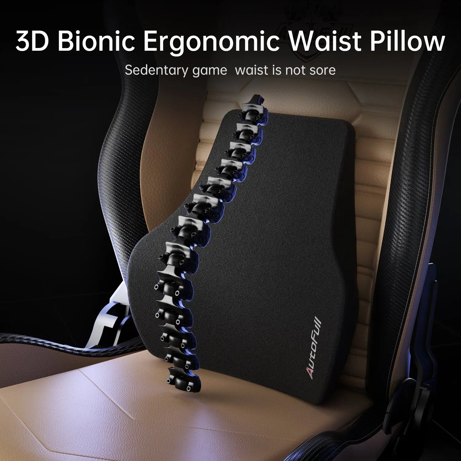 AutoFull C3 Ergonomic Gaming Chair with Adjustable Lumbar Support - Comfortable Racing Style Computer Chair for PC Gamers & Office Workers, Perfect for Long Gaming Sessions & Home Office Use