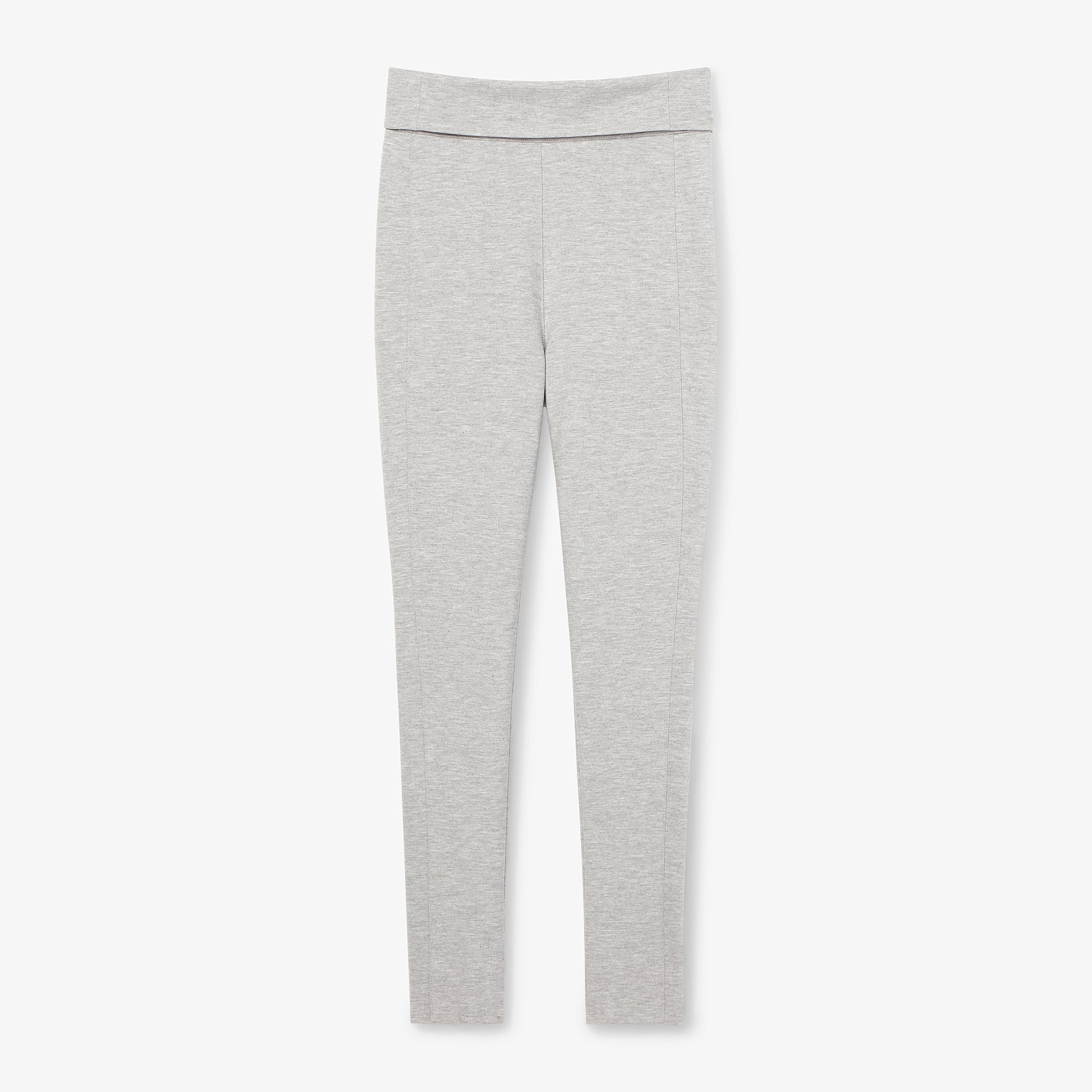 Stella Women's Washable Ponte Leggings - Gray Melange | Comfortable & Stylish for Yoga, Workout & Everyday Wear