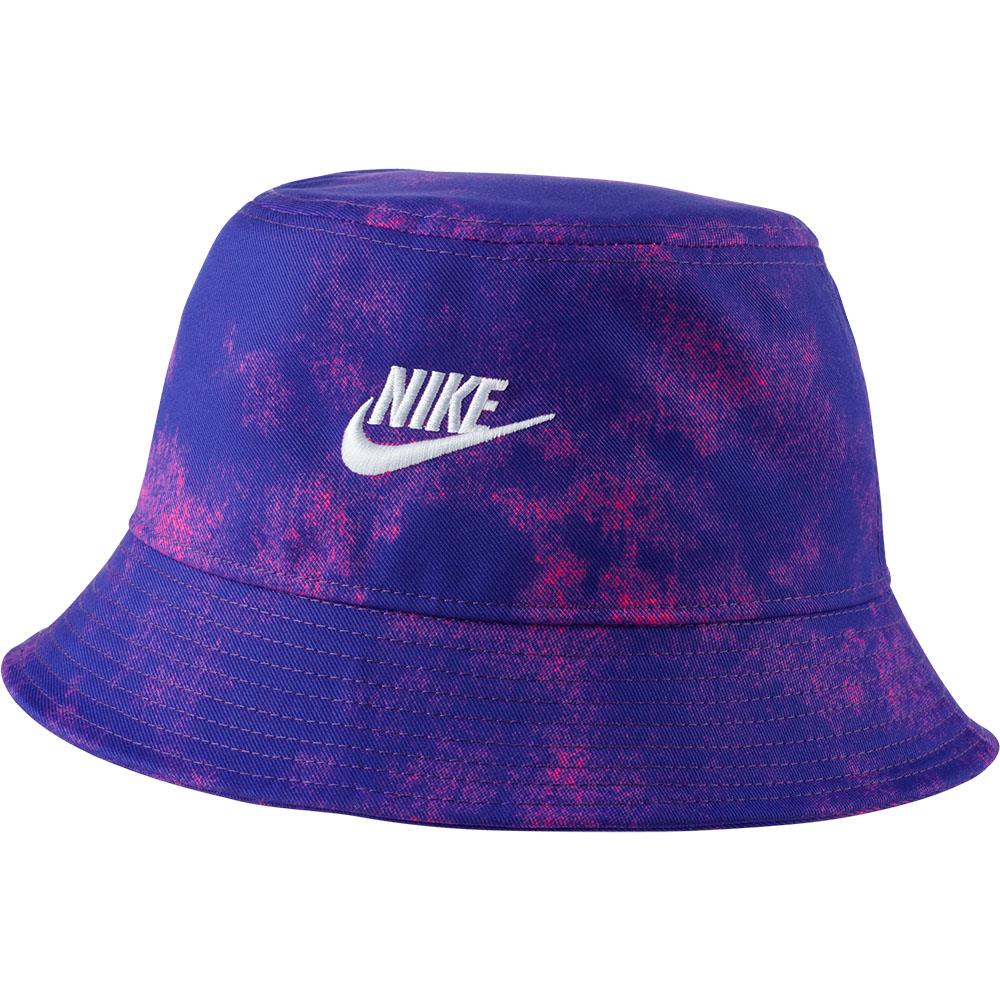 Nike Futura Tie Dye Bucket Hat - Lapis Blue Adjustable Sun Hat for Men & Women | Outdoor Beach, Hiking, and Summer Fashion Accessory
