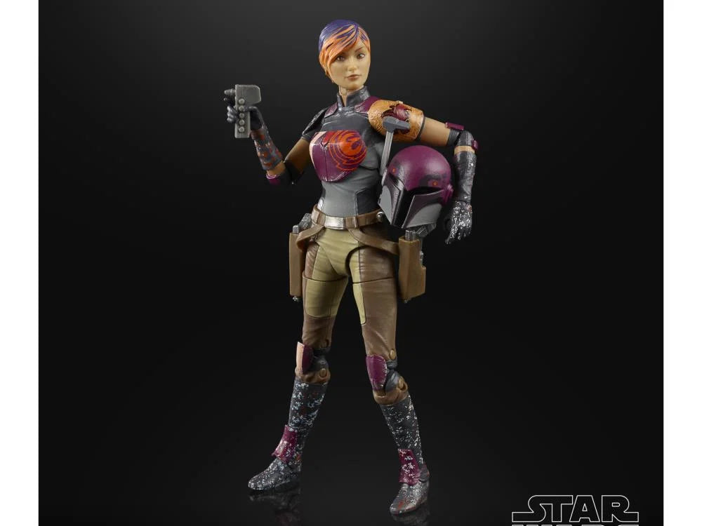 Star Wars The Black Series Sabine Wren Action Figure - 6-Inch Collectible Toy from Rebels Series | Perfect for Display, Cosplay & Star Wars Fans