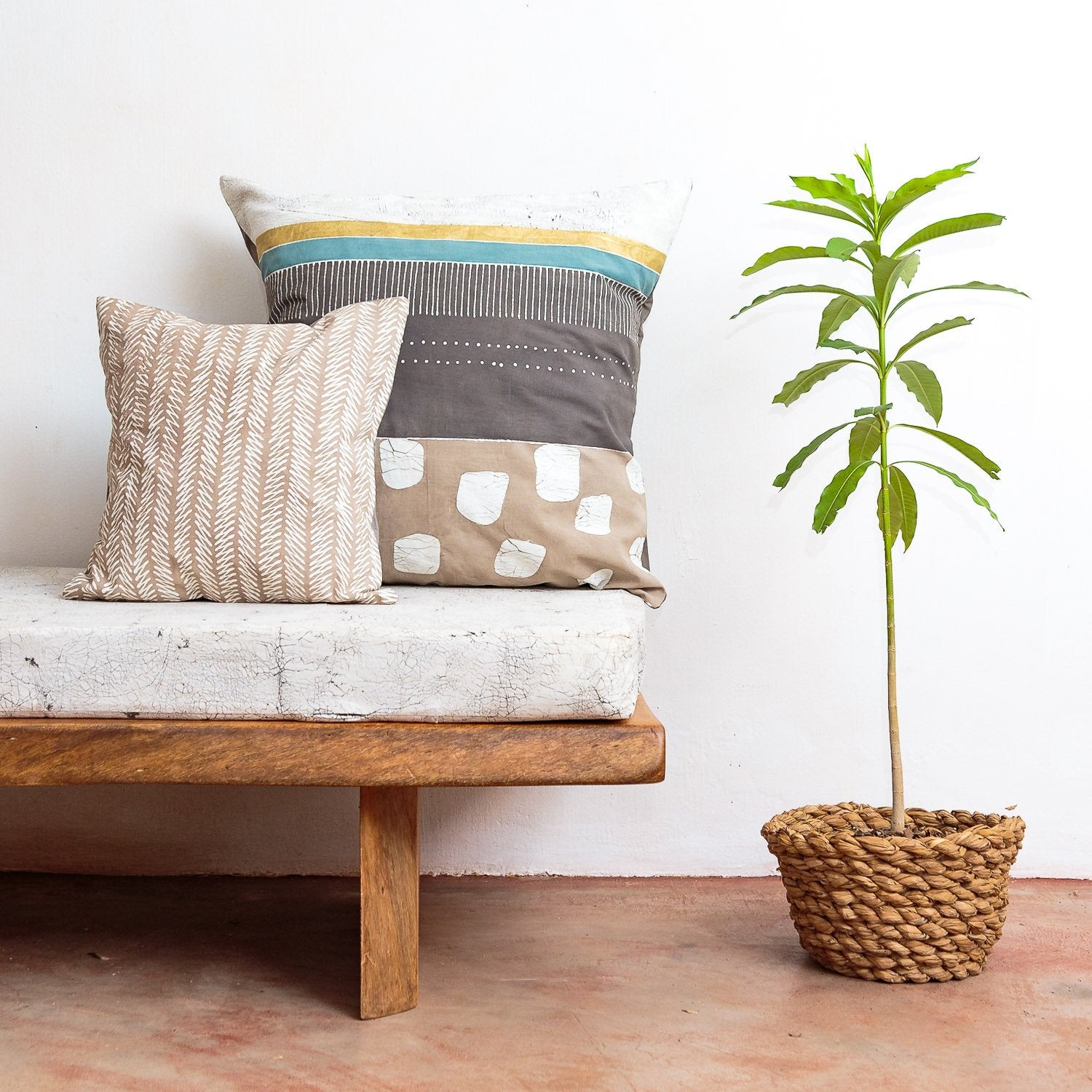 Boho Multiprint Cushion Cover - Stylish Decorative Pillow Case for Sofa, Bed, Chair - Perfect for Bohemian Home Decor & Living Room Accents