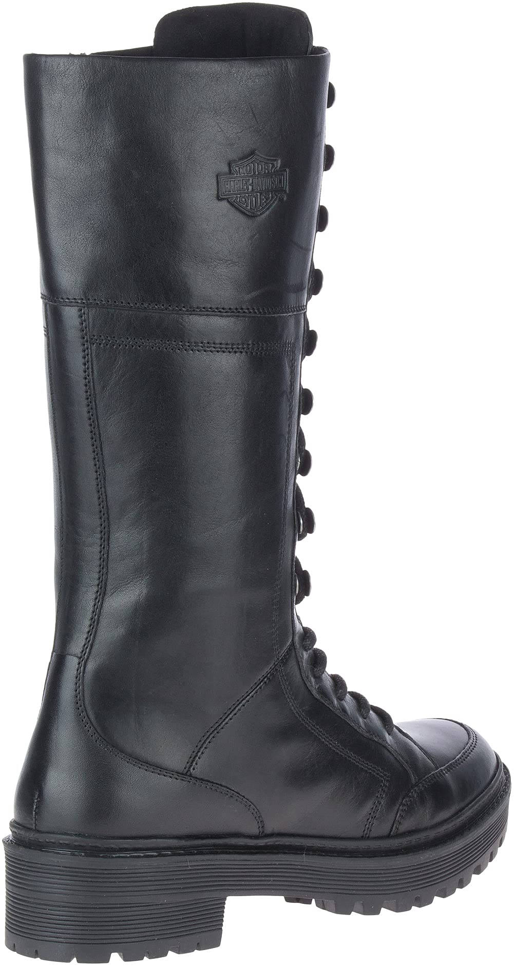 Harley-Davidson Women's Dalwood 12-Inch Lace-Up Motorcycle Boots - Durable Leather Riding Boots for Bikers & Outdoor Adventures - Perfect for Motorcycle Riding, Hiking & Casual Wear