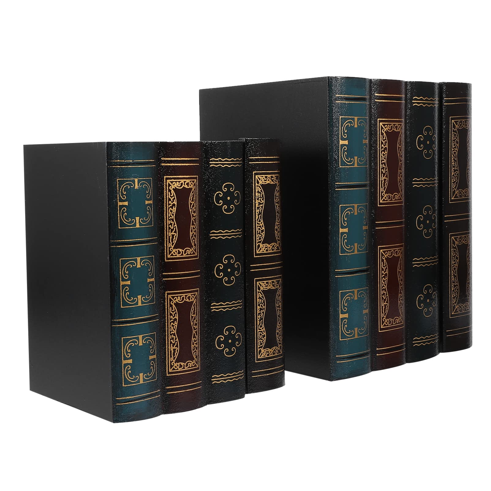 2-Pack Fake Book Decor - Realistic Simulated Books for Desktop, Tabletop Crafts, and Home Decor | Perfect for Photo Props, Bookshelf Displays & Themed Party Decorations