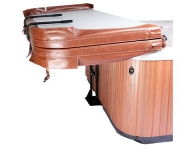 Cover Caddy Hot Tub Cover Lifter - Heavy Duty Spa Cover Holder for Easy Removal & Storage - Perfect for Inground & Above Ground Spas