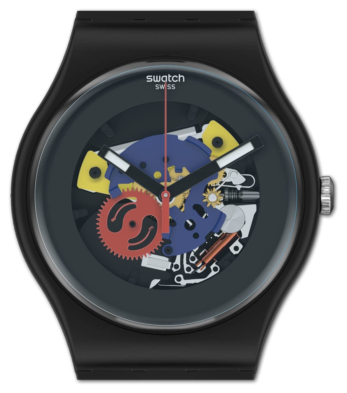 Swatch Black Lacquered Again Screen Protector - 3 Pack Ultra Clear Flexible FX Film Protector | Scratch Resistant & Bubble-Free for Smartwatches | Perfect for Workouts, Swimming & Daily Wear