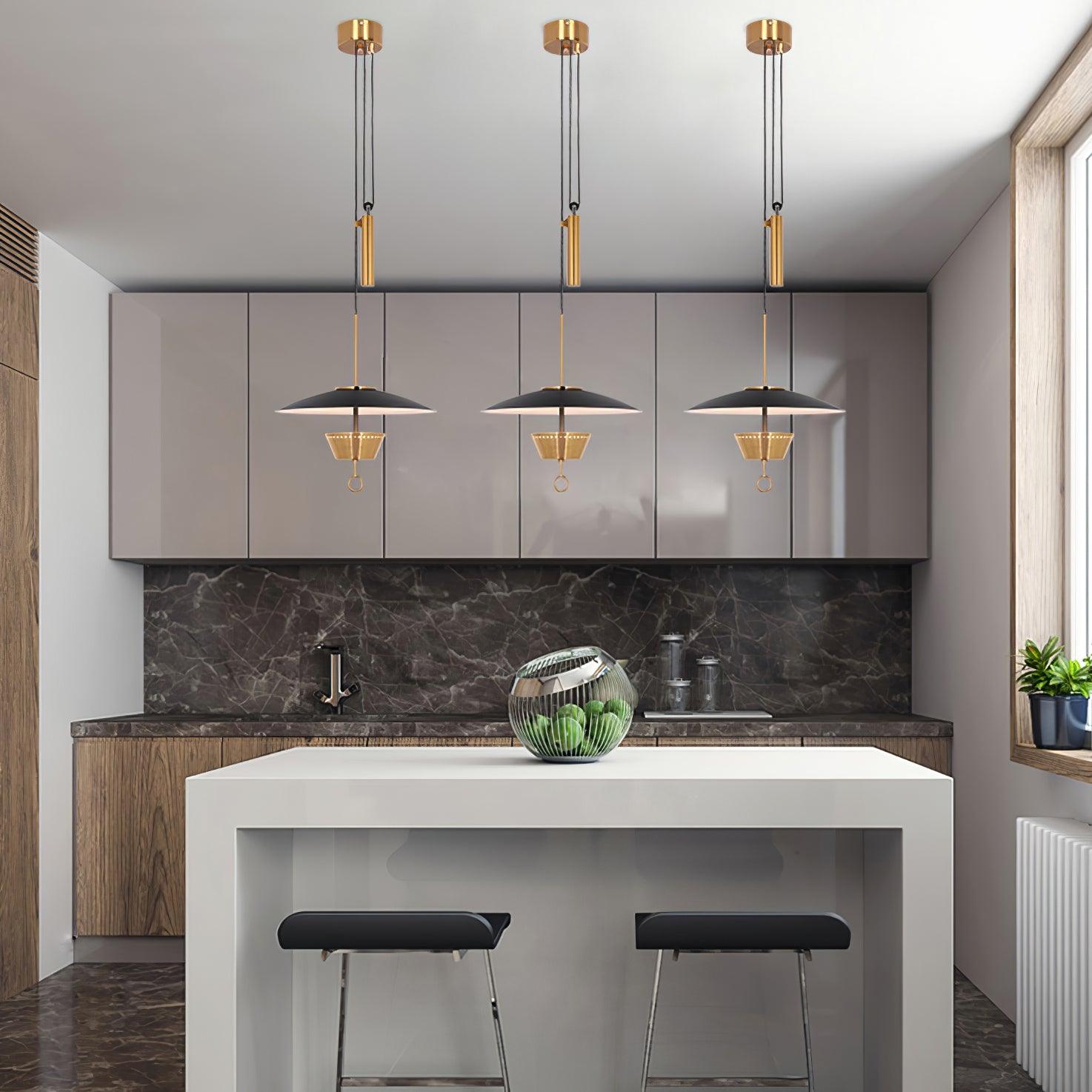 Gaetano Pendant Lamp - Modern Glass Hanging Light Fixture for Dining Room, Kitchen Island & Bedroom | Elegant Ceiling Lighting Decor