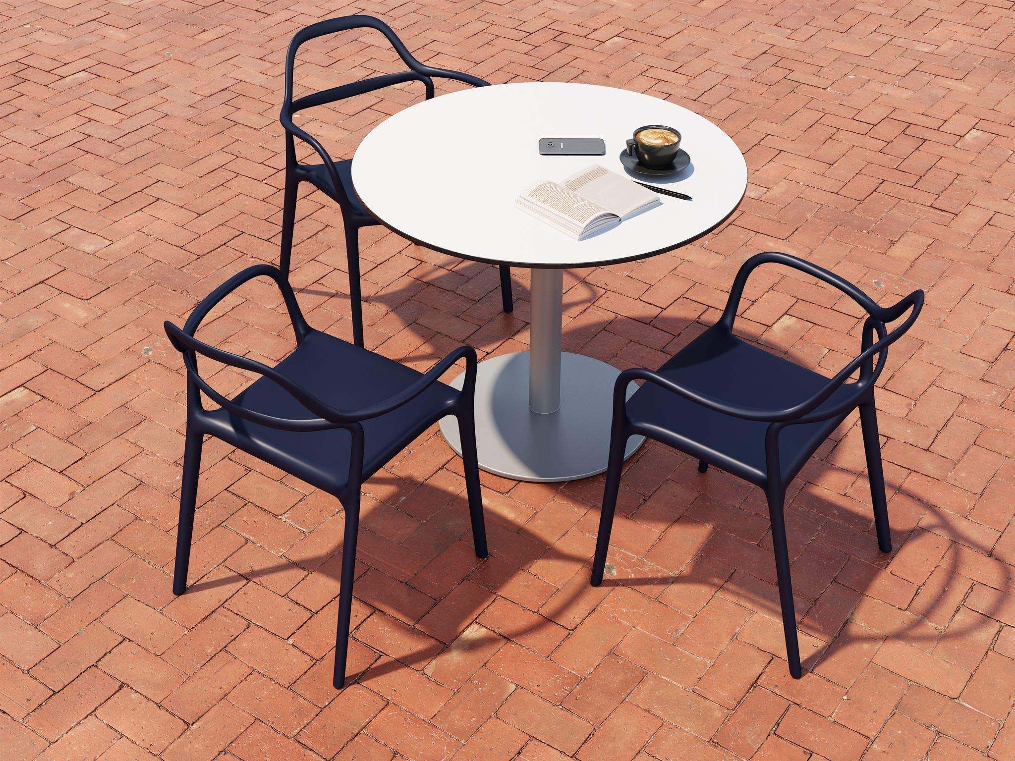 Dali Indoor/Outdoor Chair - Modern Patio Furniture for Living Room, Garden & Balcony - Comfortable Morel Design for Relaxing & Lounging