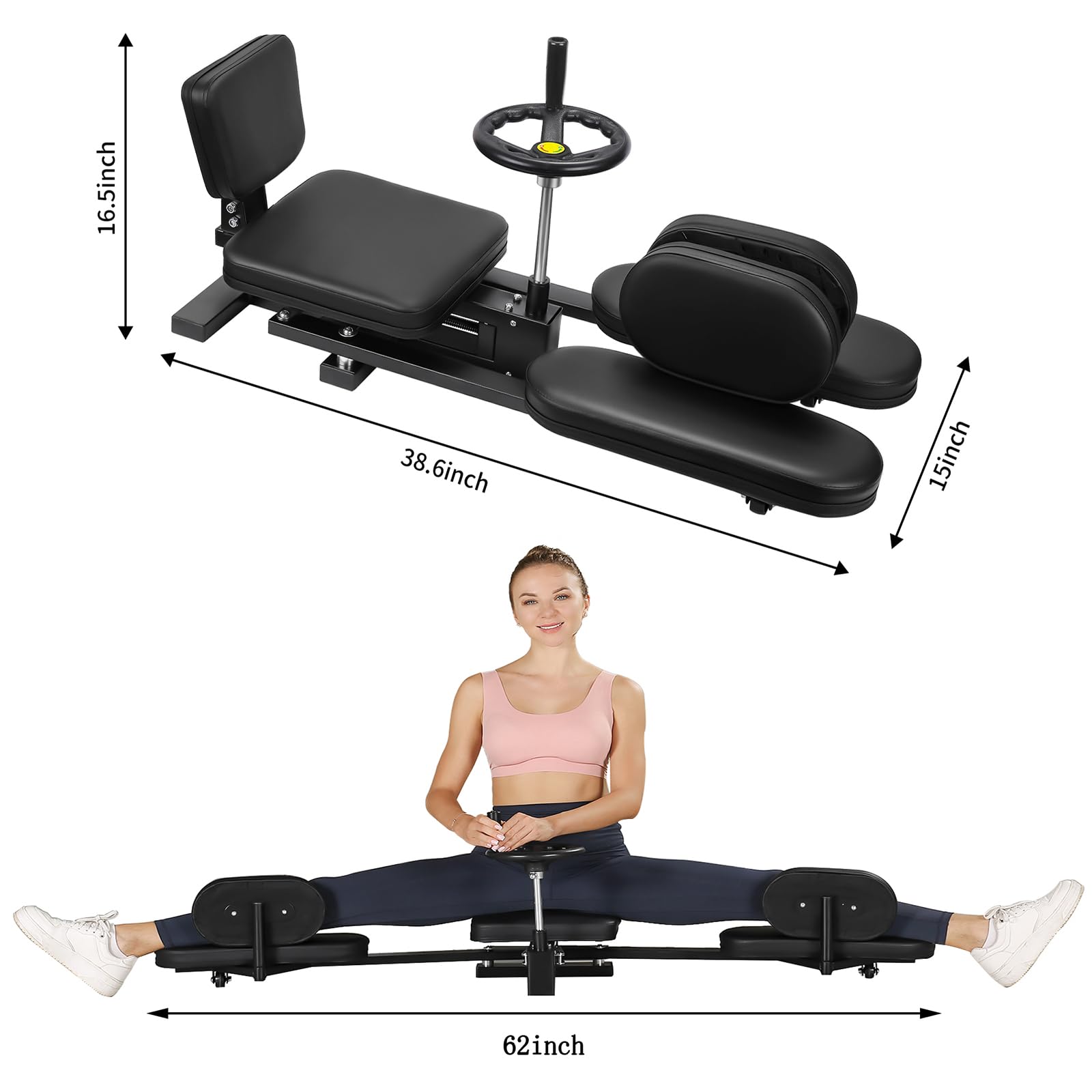 Professional Leg Stretcher Split Machine for Dancers & Athletes - Adjustable 180° Flexibility Trainer for Kids & Adults - Perfect for Dance Training, Yoga, Martial Arts & Home Workouts
