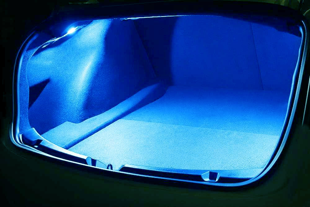 2W High Power Ice Blue LED Trunk Cargo Light for Acura Honda - Bright Interior Lighting for Nighttime Visibility & Car Organization